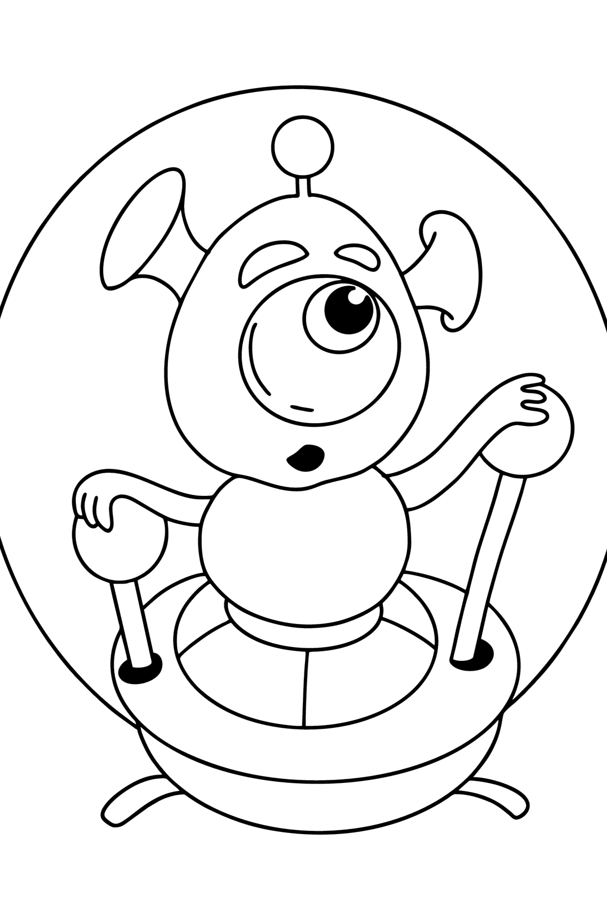 Baby Alien coloring pages - Coloring Pages for Kids