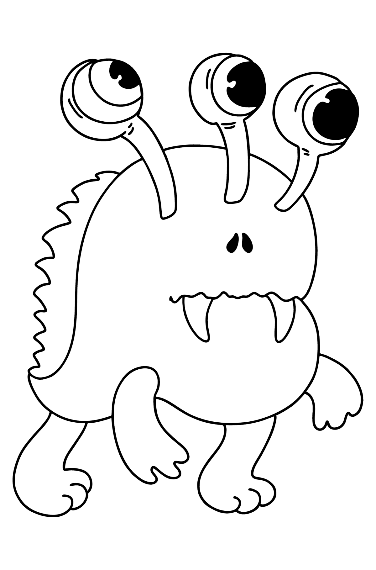 Cute alien coloring pages - Coloring Pages for Kids
