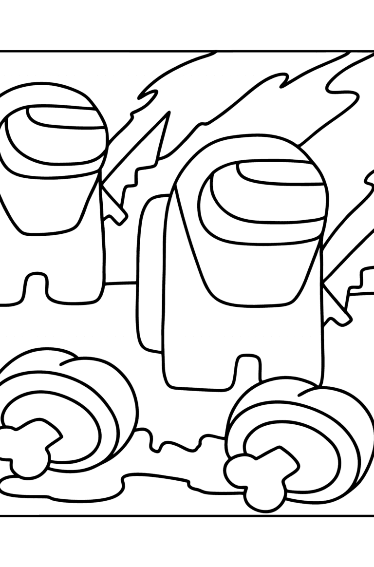 Among Us Coloring Pages - Download, Print, and Color Online!