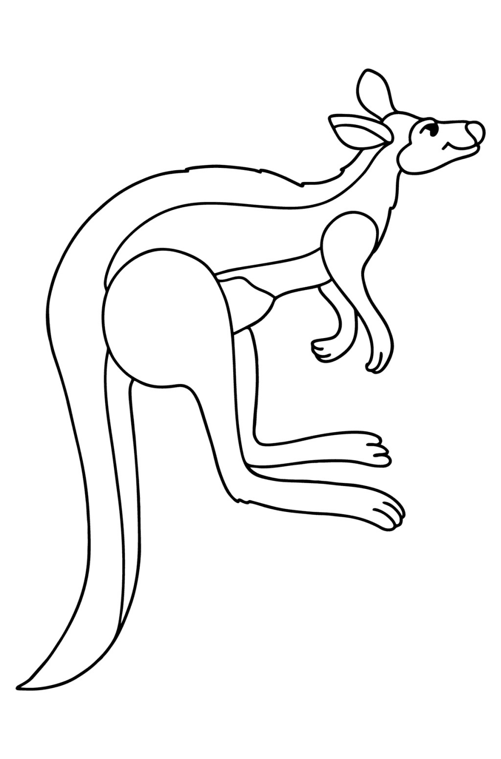 Antelope Kangaroo olouring Page Online And Print For Free brolga-bird-olouring-page-online-and-print-for-free