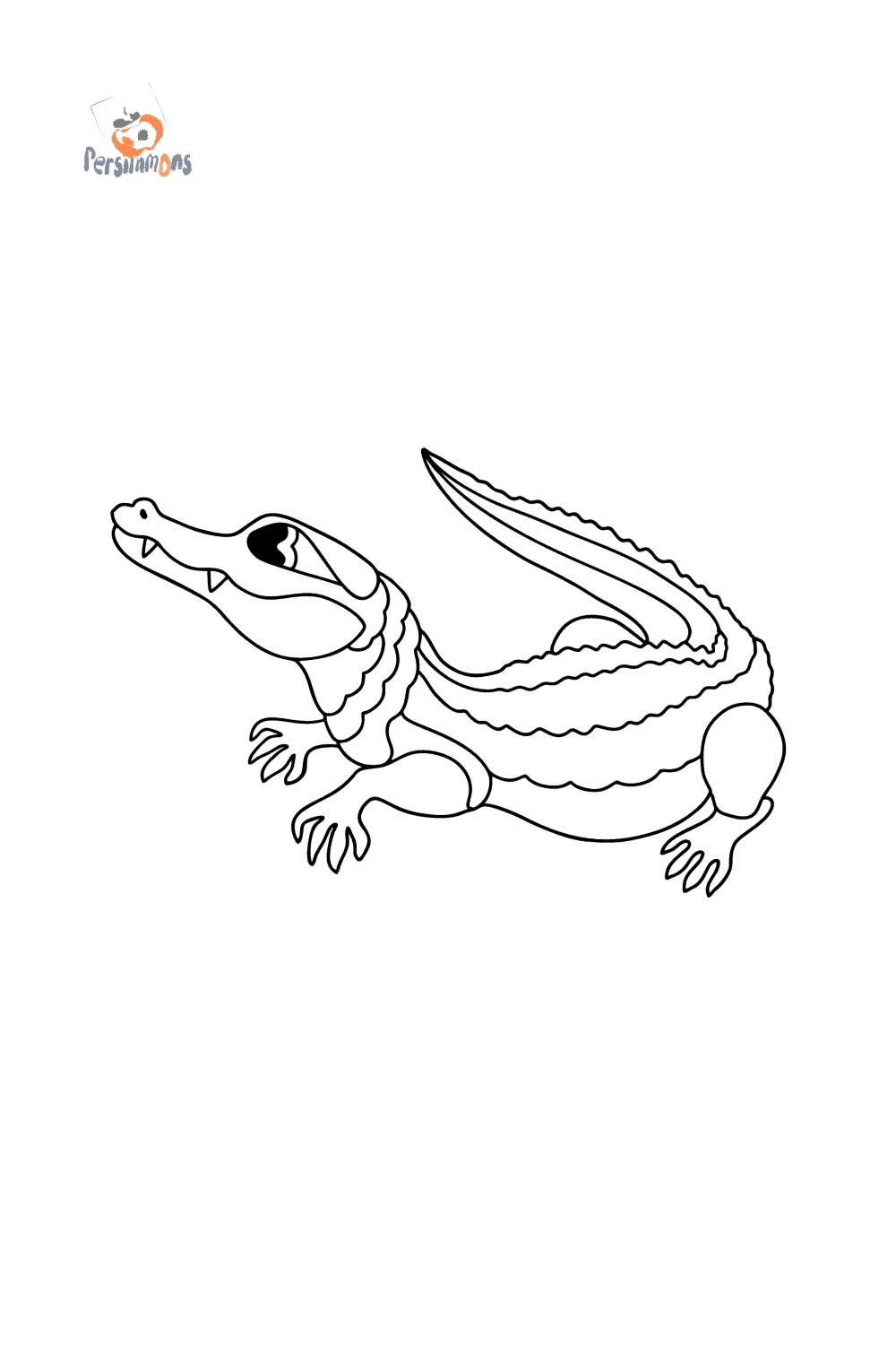 Freshwater crocodile Australia сoloring page ♥ Online and Print