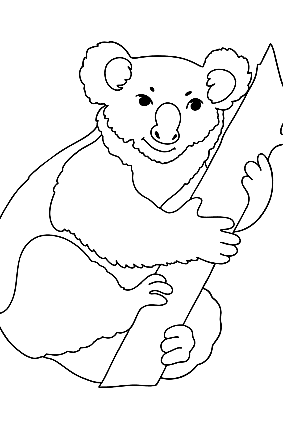 Koala Australia сoloring page - Coloring Pages for Kids