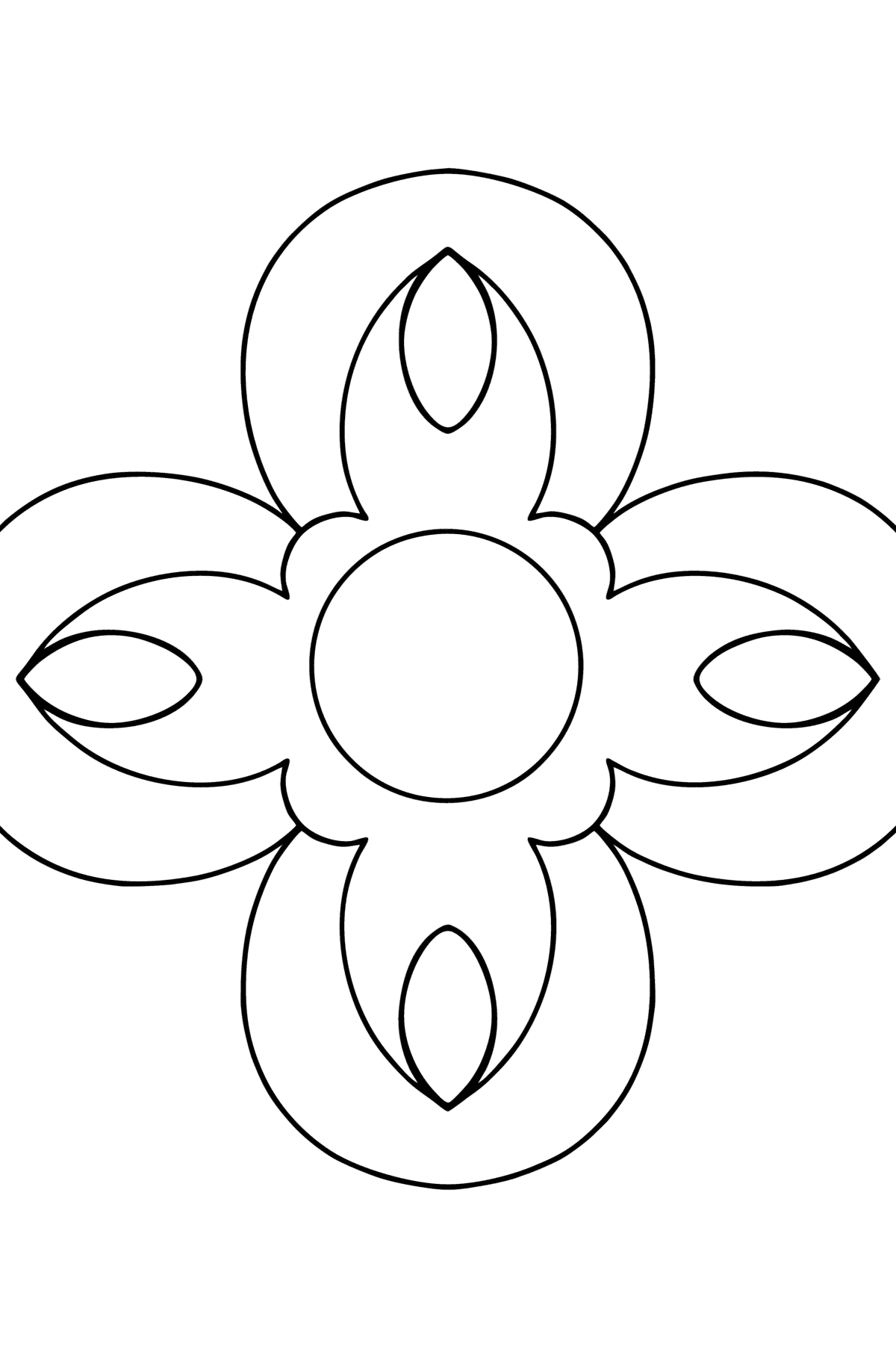 Coloring book for kids - Anti stress flower - Coloring Pages for Kids