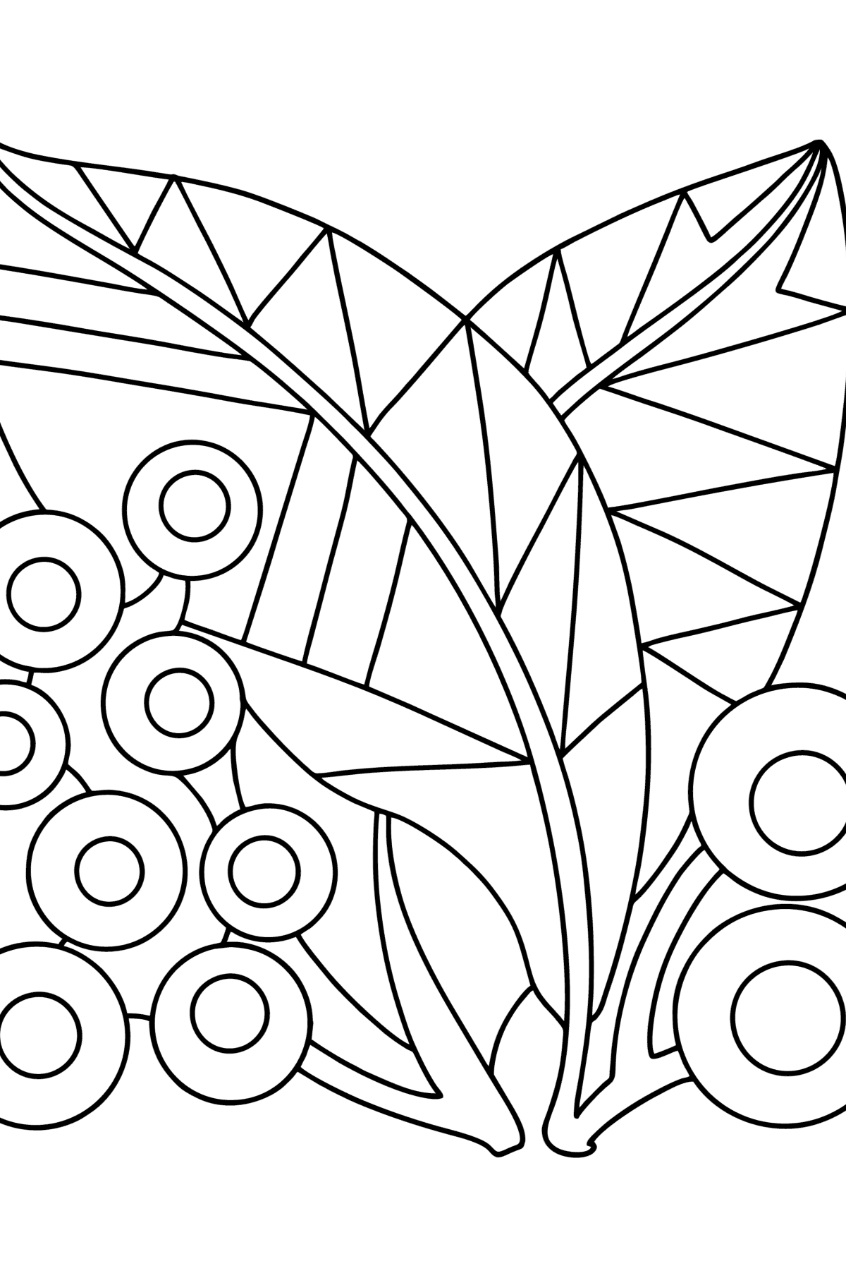 Anti stress Grapes coloring page - Coloring Pages for Kids