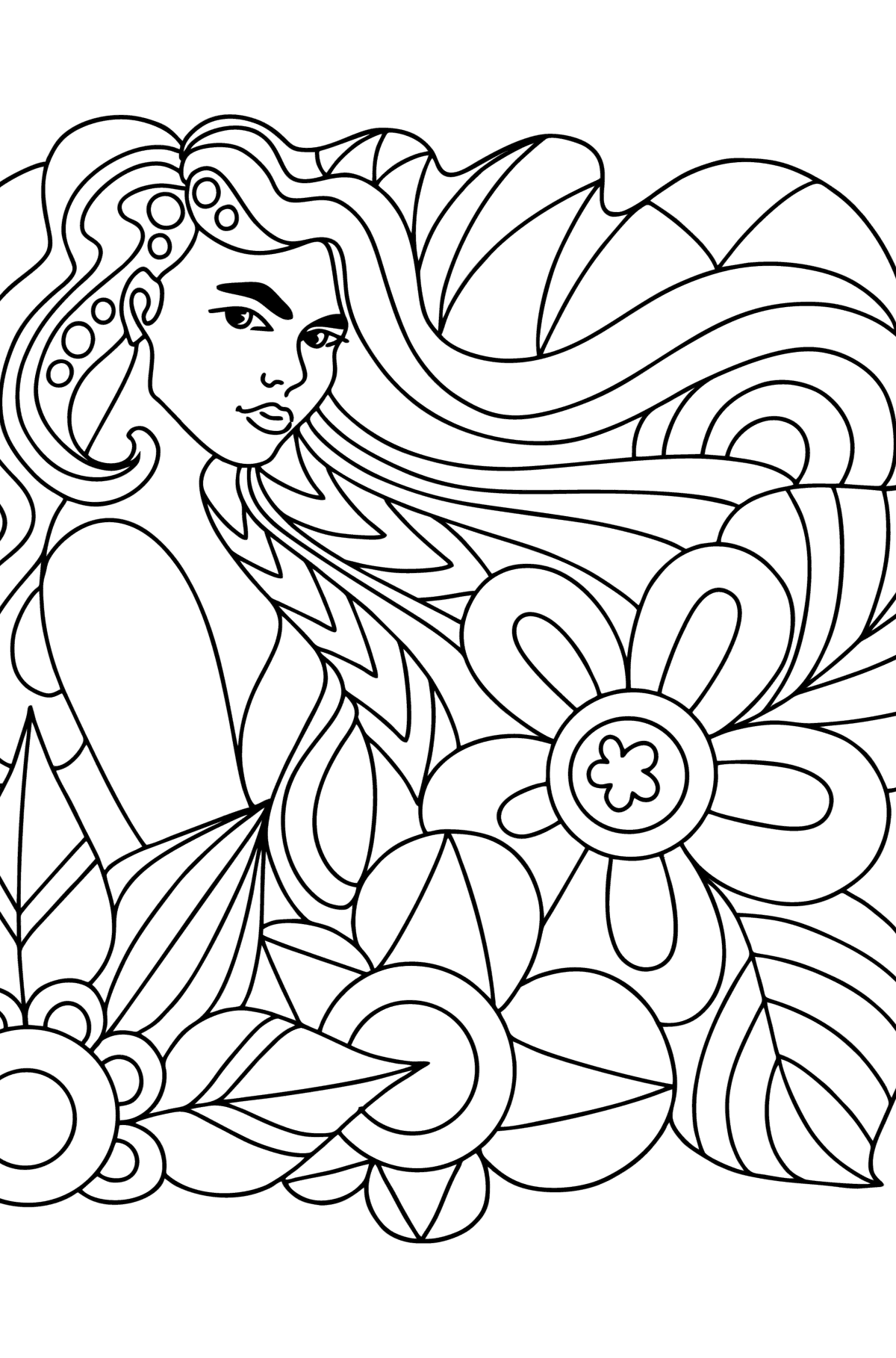 Art Therapy coloring page for kids - Coloring Pages for Kids