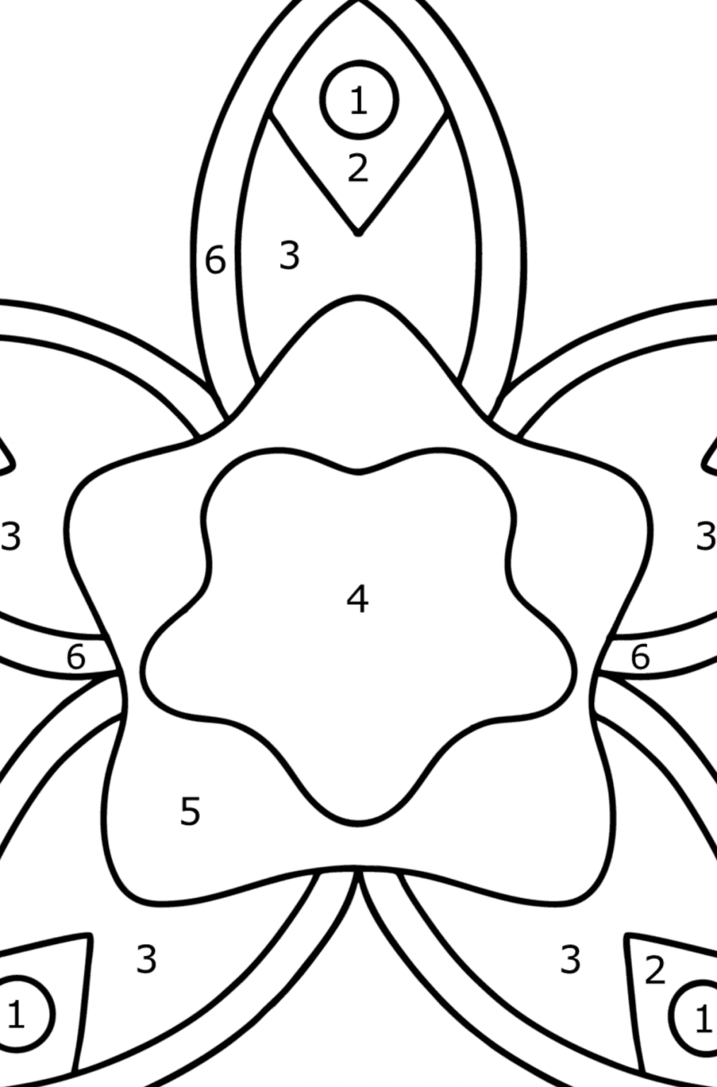 simple-flower-anti-stress-coloring-page-online-and-print-for-free