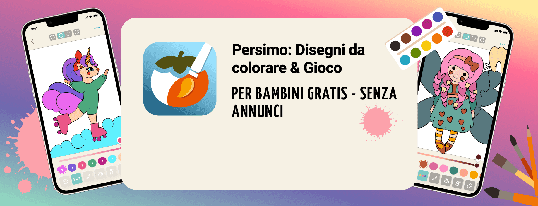 Persimo gioco da colorare per bambini