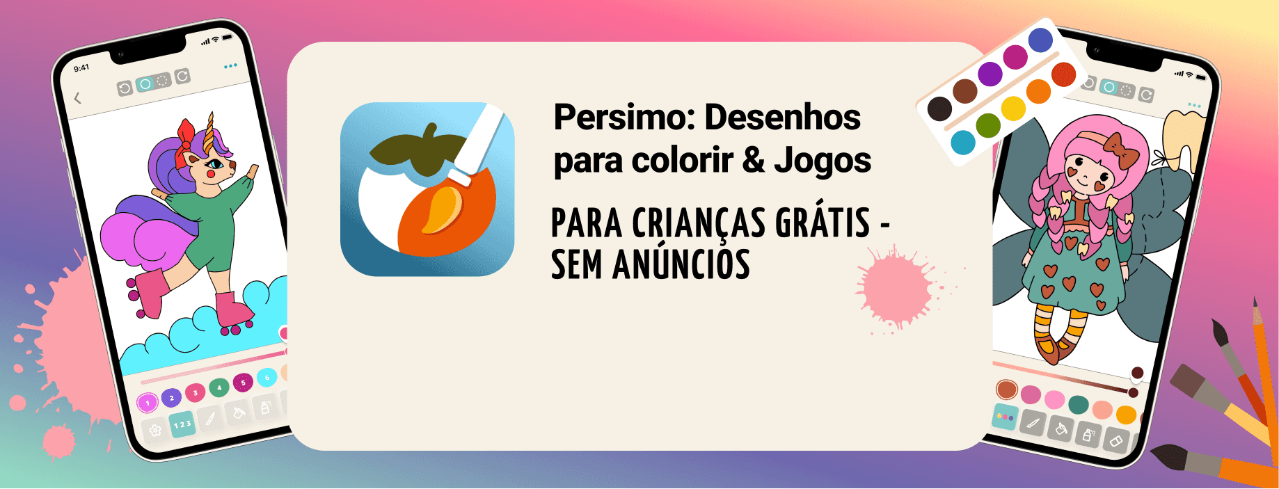 Jogo de colorir Persimo para crianças