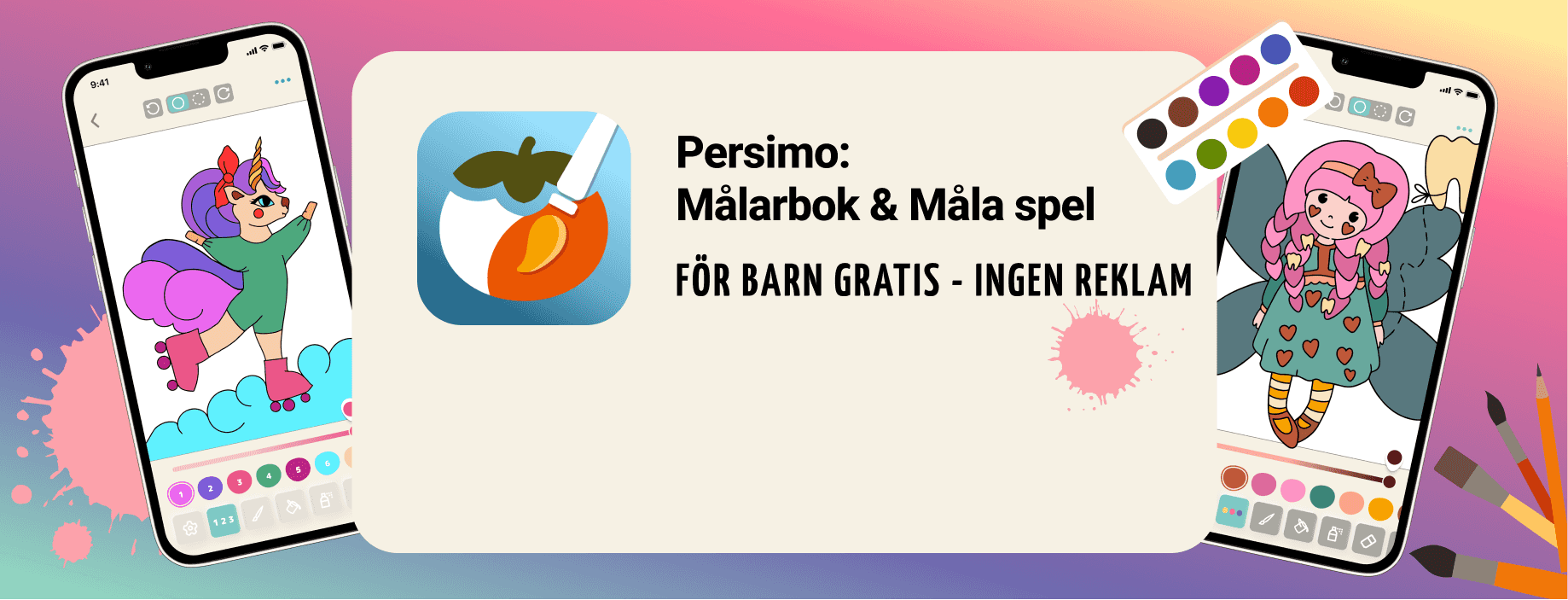 Persimo färgspel för barn