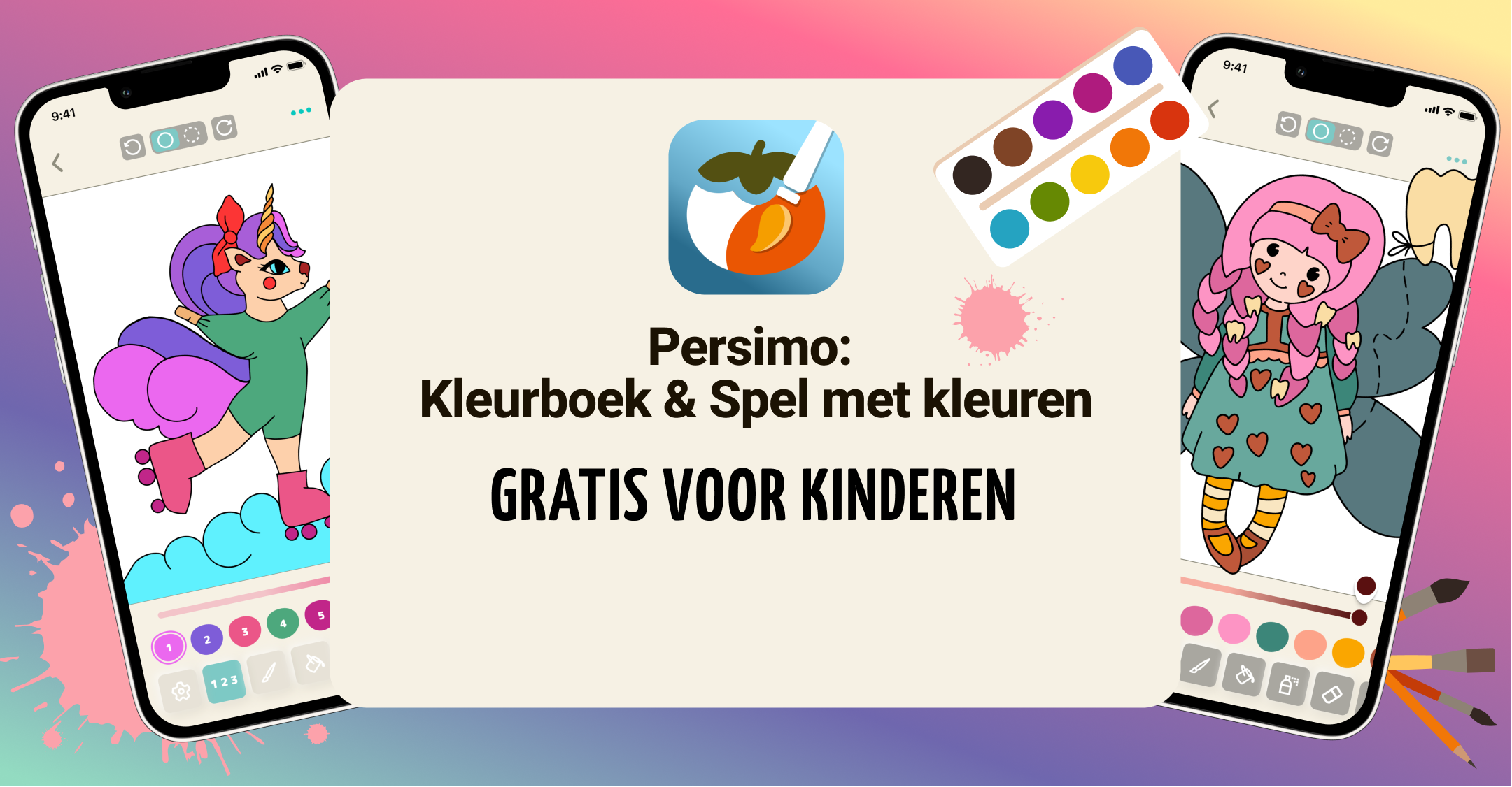 Persimo online kleurboekspel voor kinderen