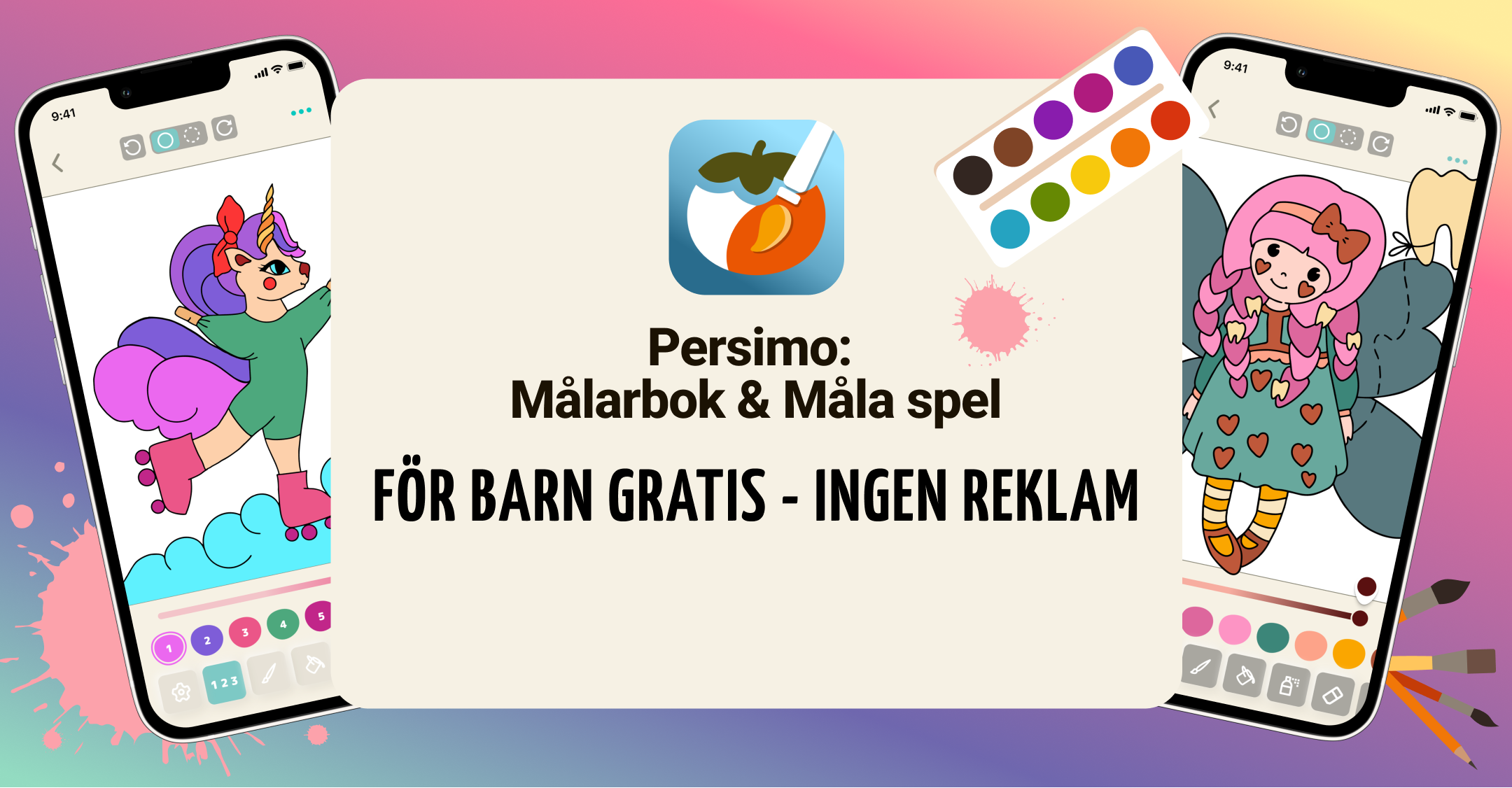 Persimo Online målarbok spel för barn