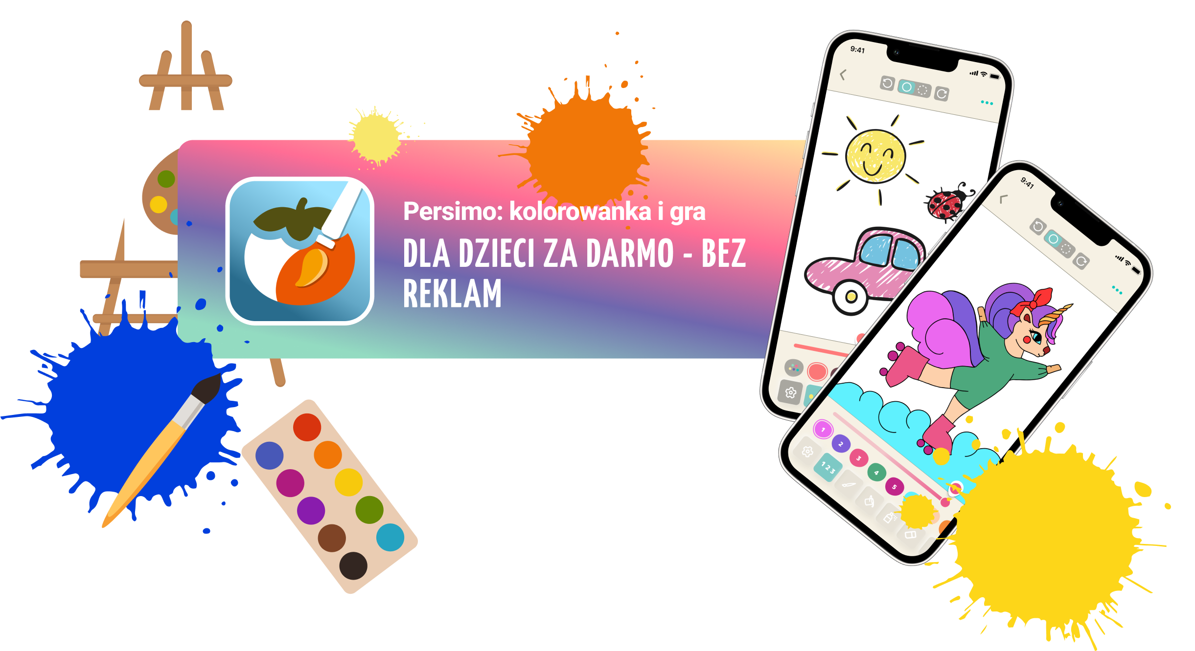 Kolorowanka dla dzieci bez reklam