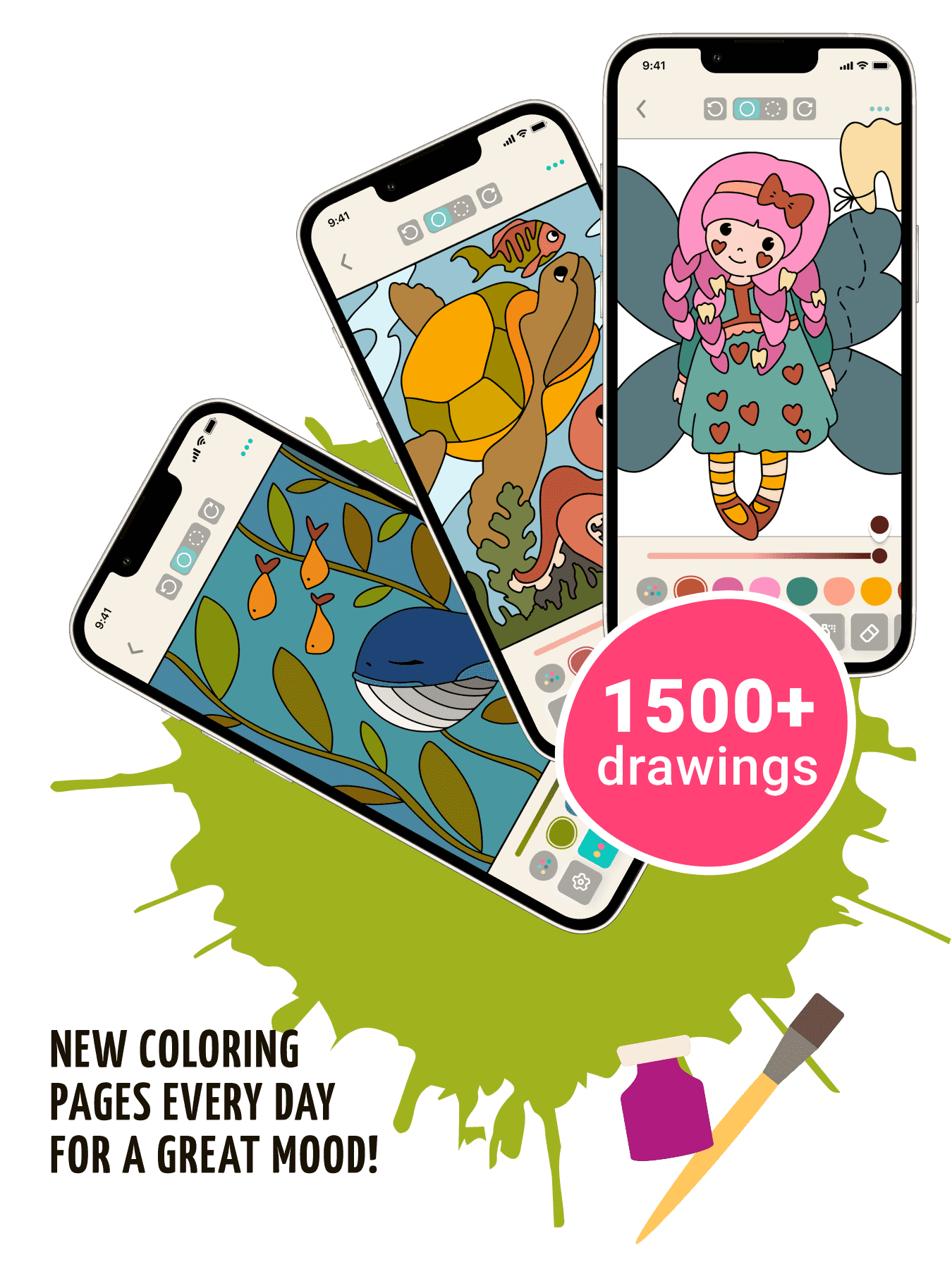 Persimo: Coloring pages & Game | Coloring-for-Kids.com