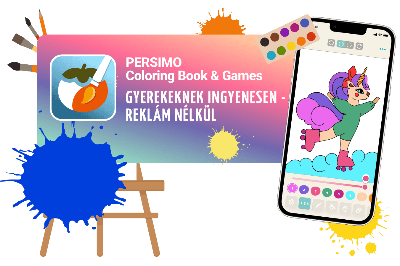 Kifestőkönyv játék gyerekeknek