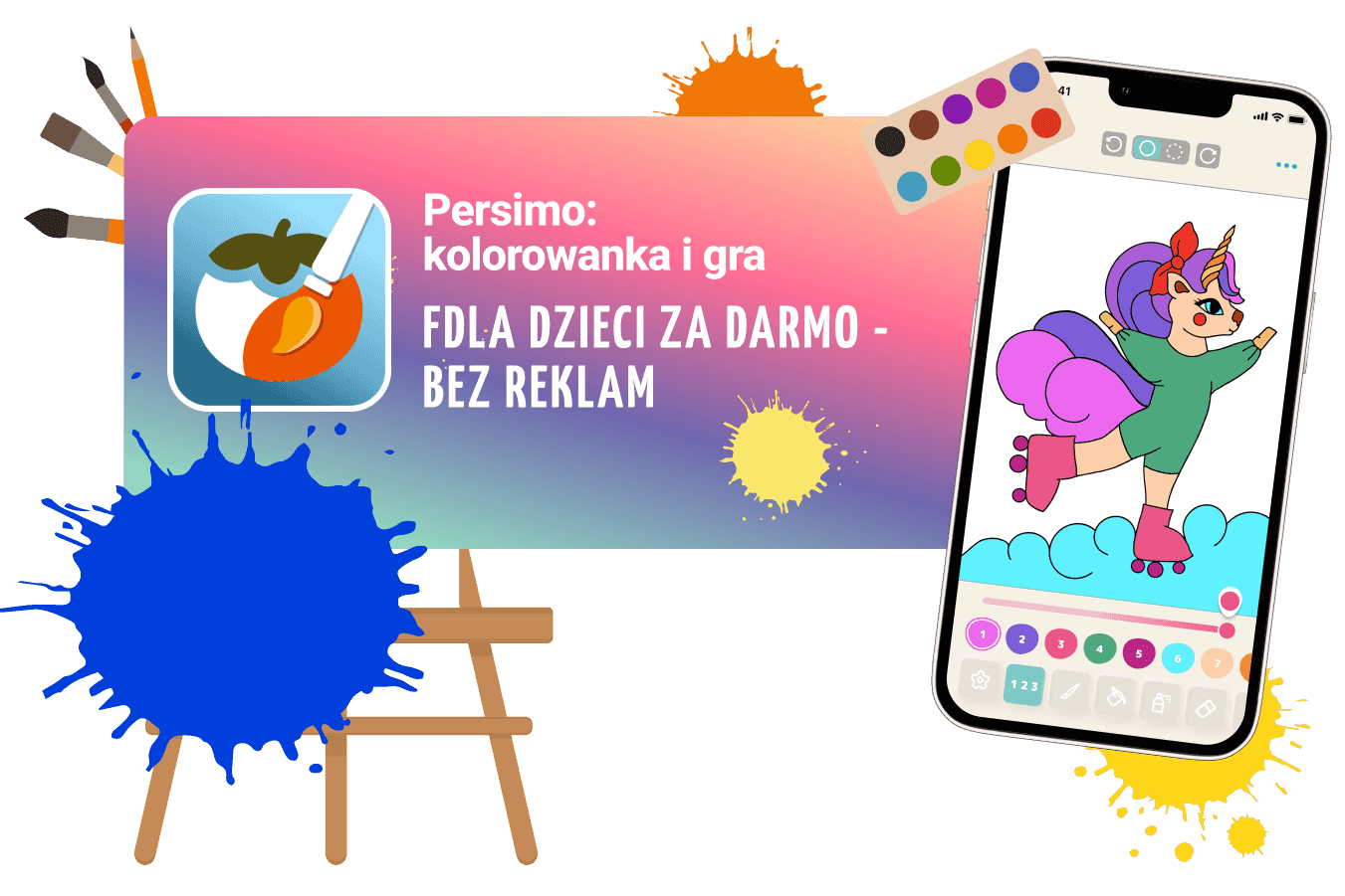 Ciekawa kolorowanka dla dzieci