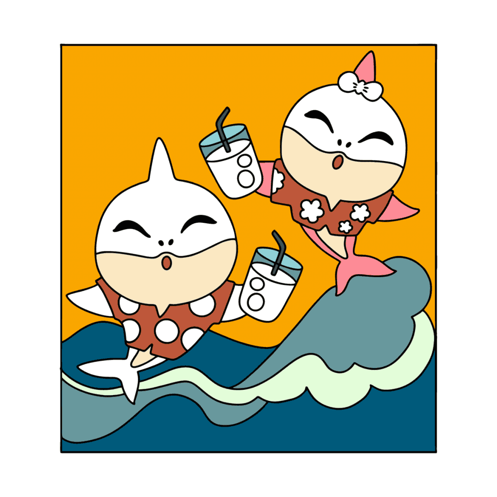 Baby Shark mewarnai gambar - Unduh, cetak, online untuk anak-anak!