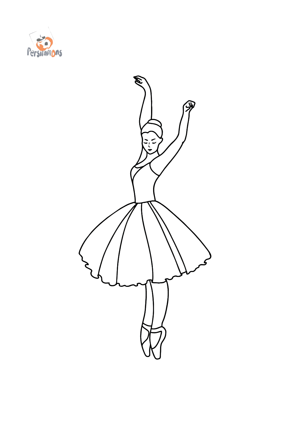 Раскраска барби балерина