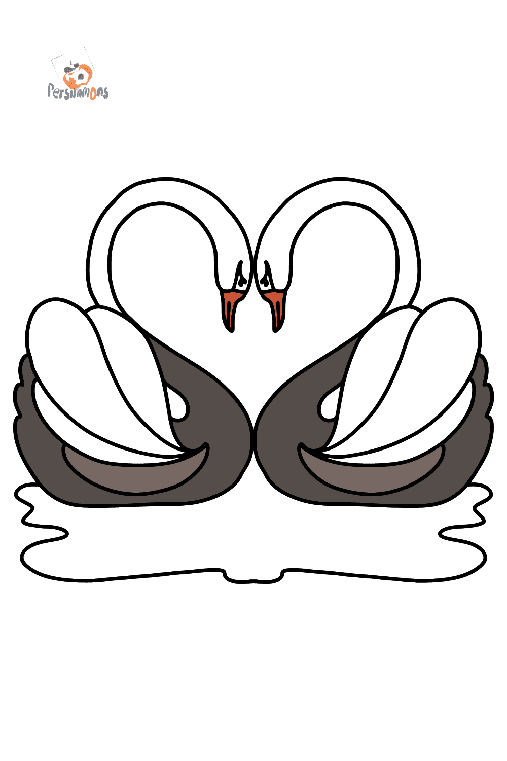 Black Swans coloring page ♥ Online or Printable for Free!