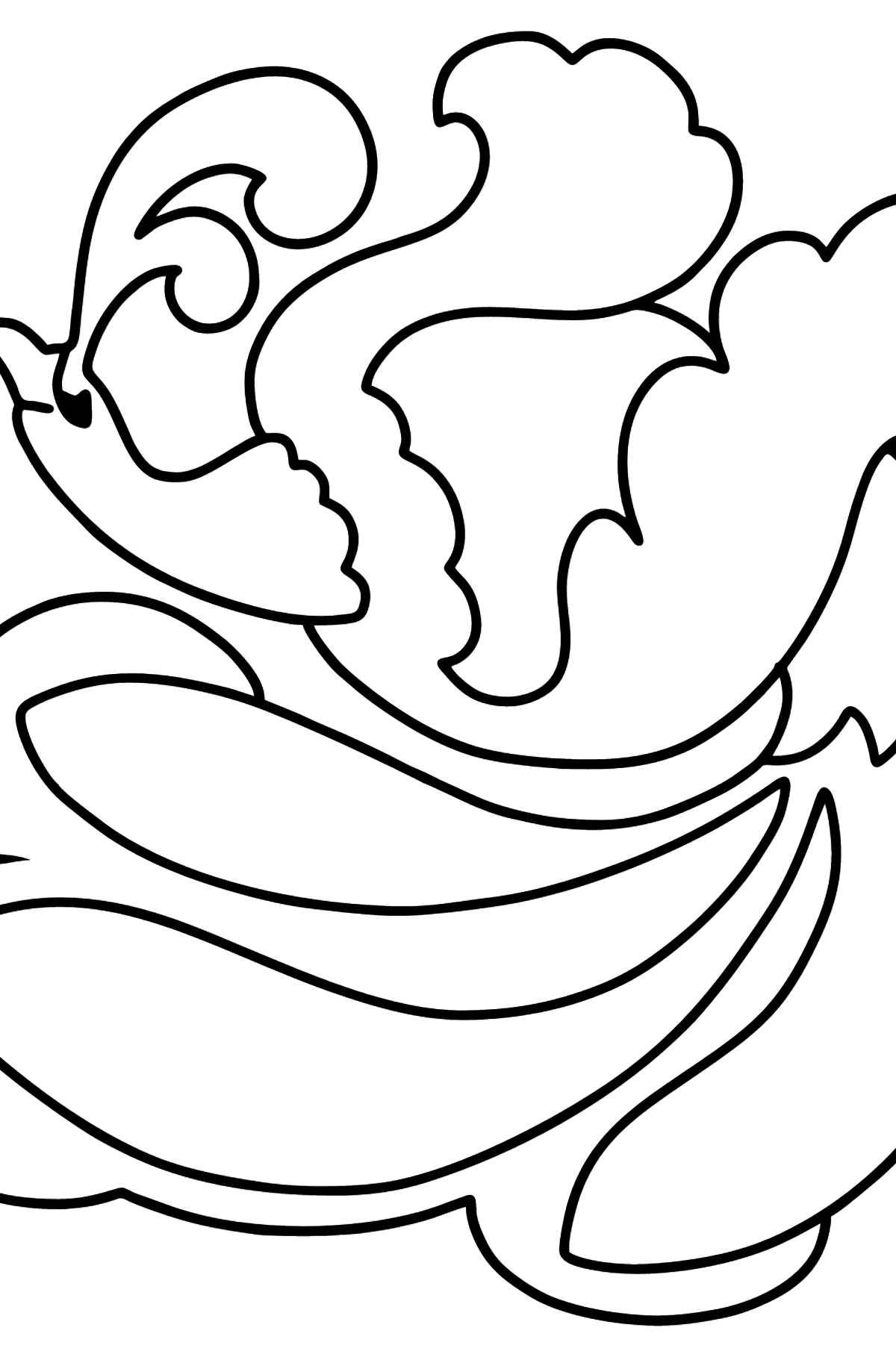 Firebird coloring page - Coloring Pages for Kids