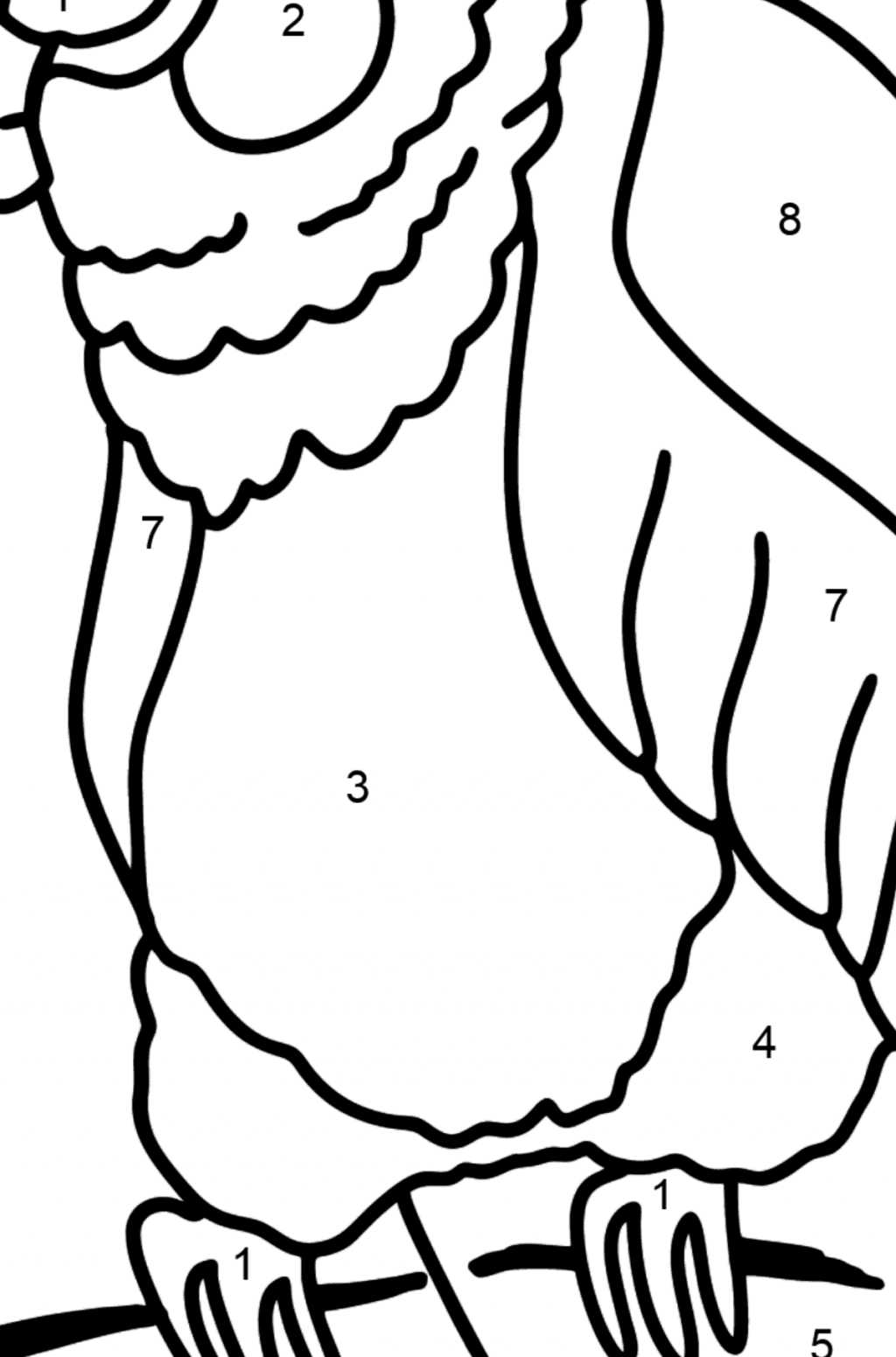 Parrot coloring page online or printable for free 