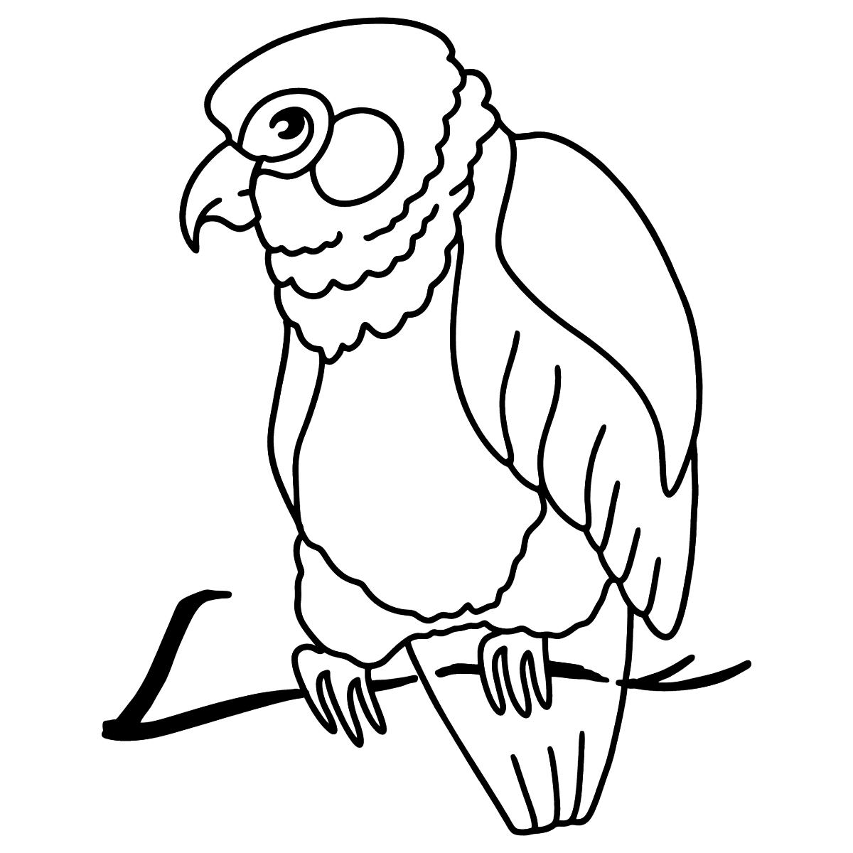 Parrot coloring page ♥ Online or Printable for Free!