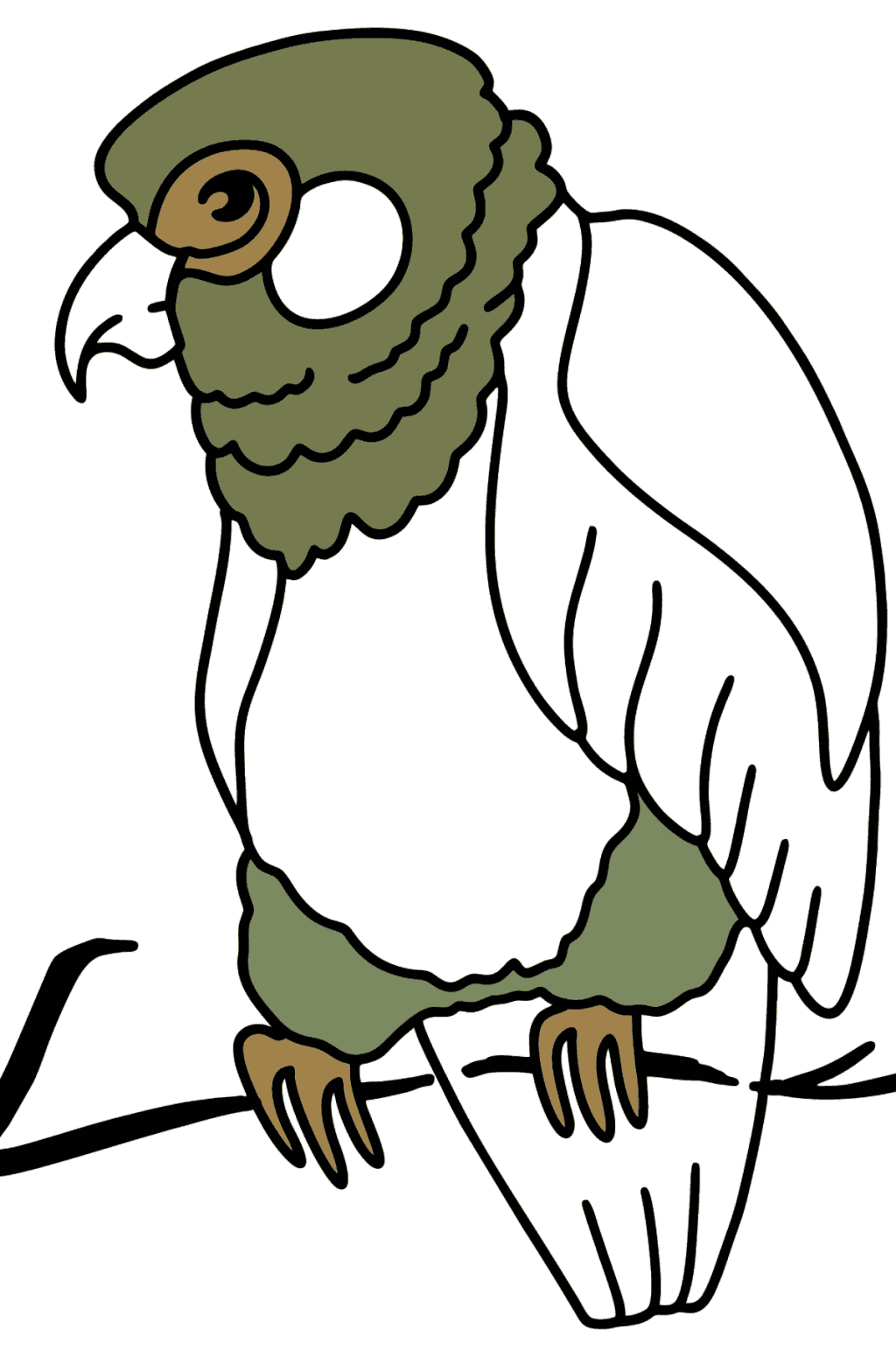 Crow coloring page for kids online or printable for free 