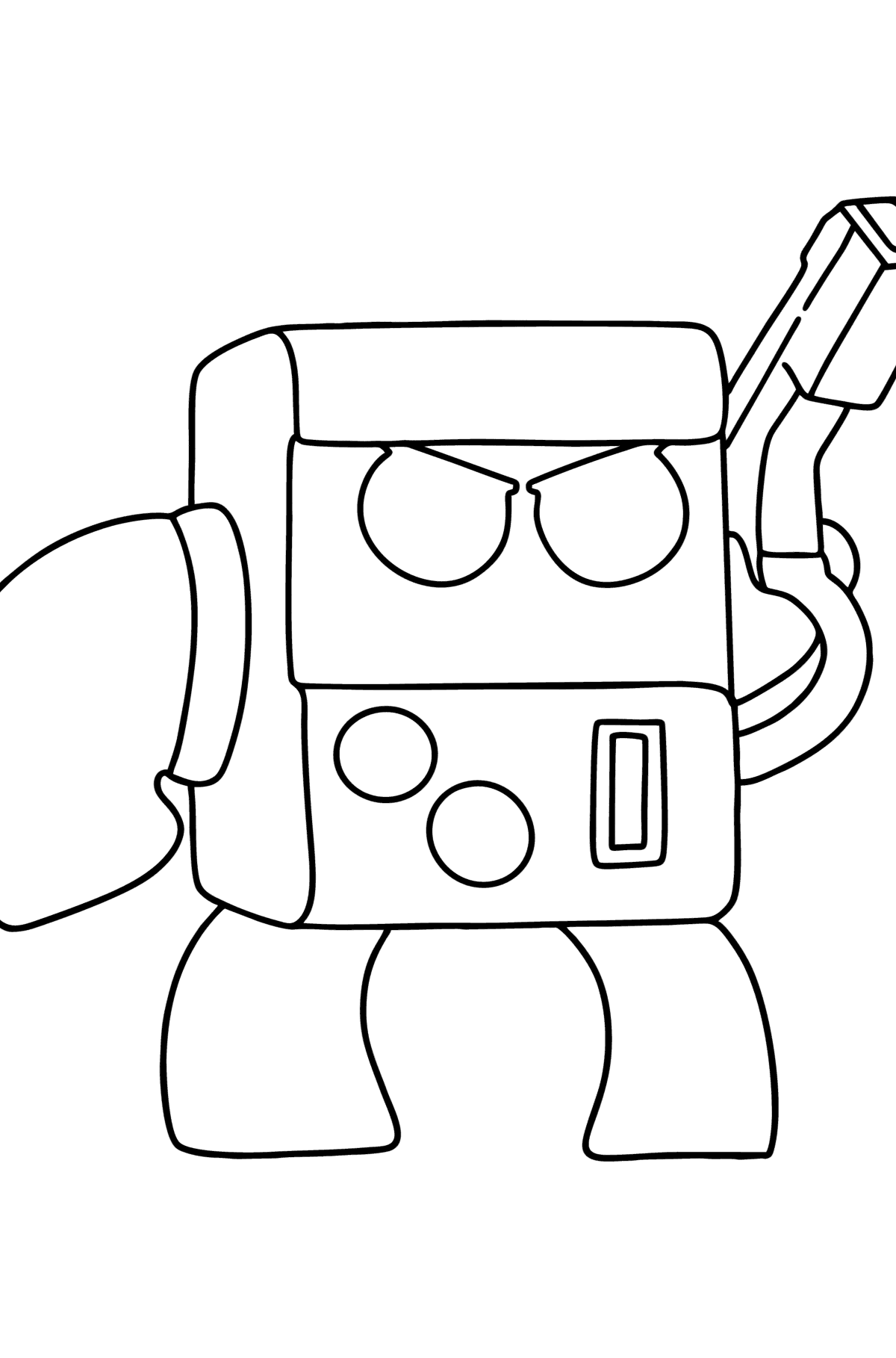 Desenhos de Jogo Brawl Stars para Colorir e Imprimir 