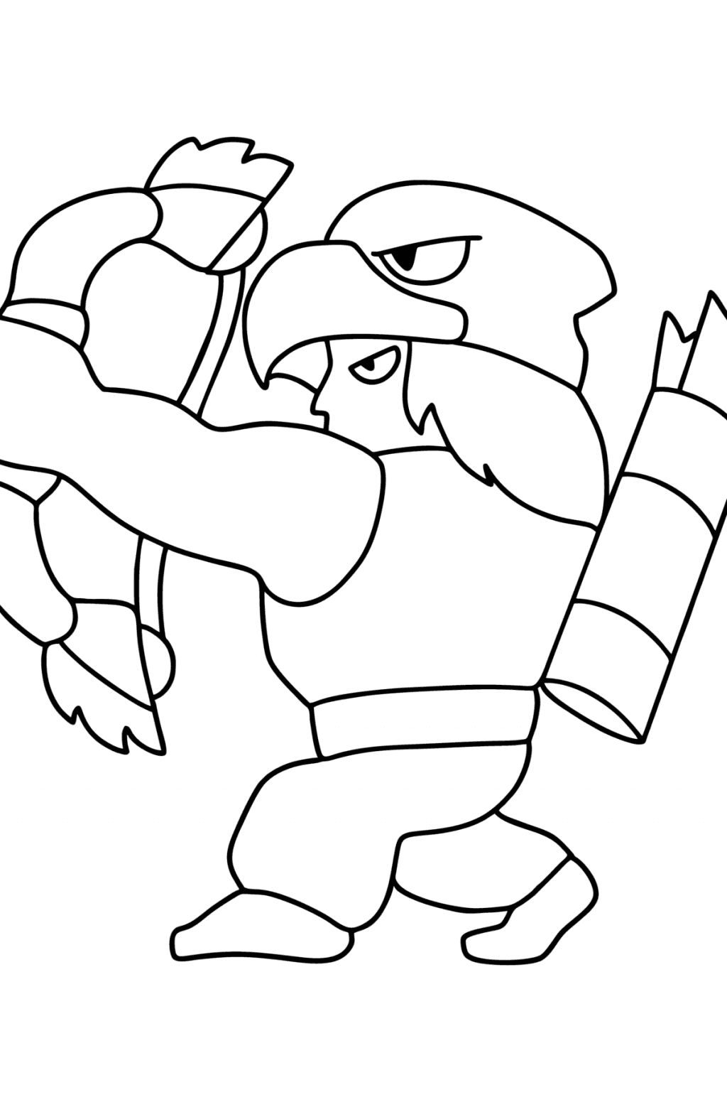 Boyama sayfası Bo Brawl Stars | Coloring-for-Kids.com