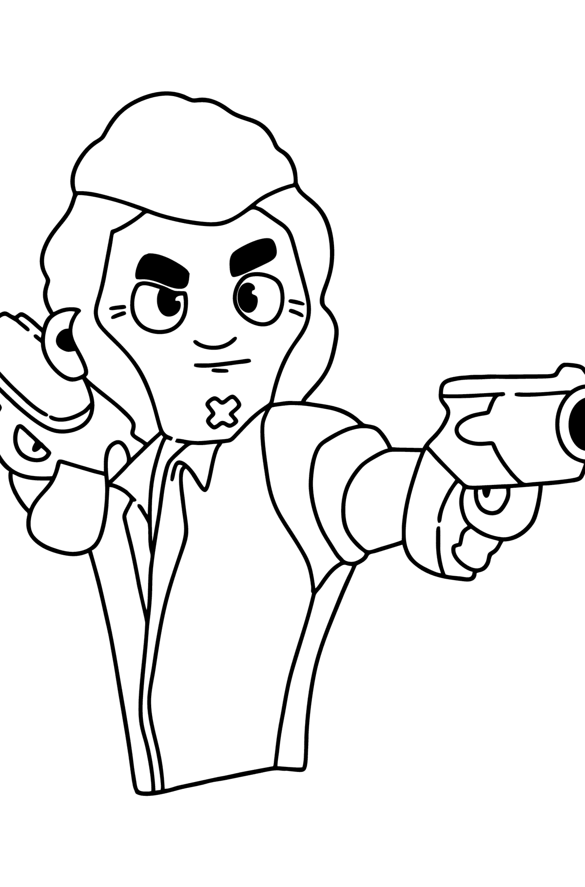 Brawl Stars Сolt coloring page - Coloring Pages for Kids