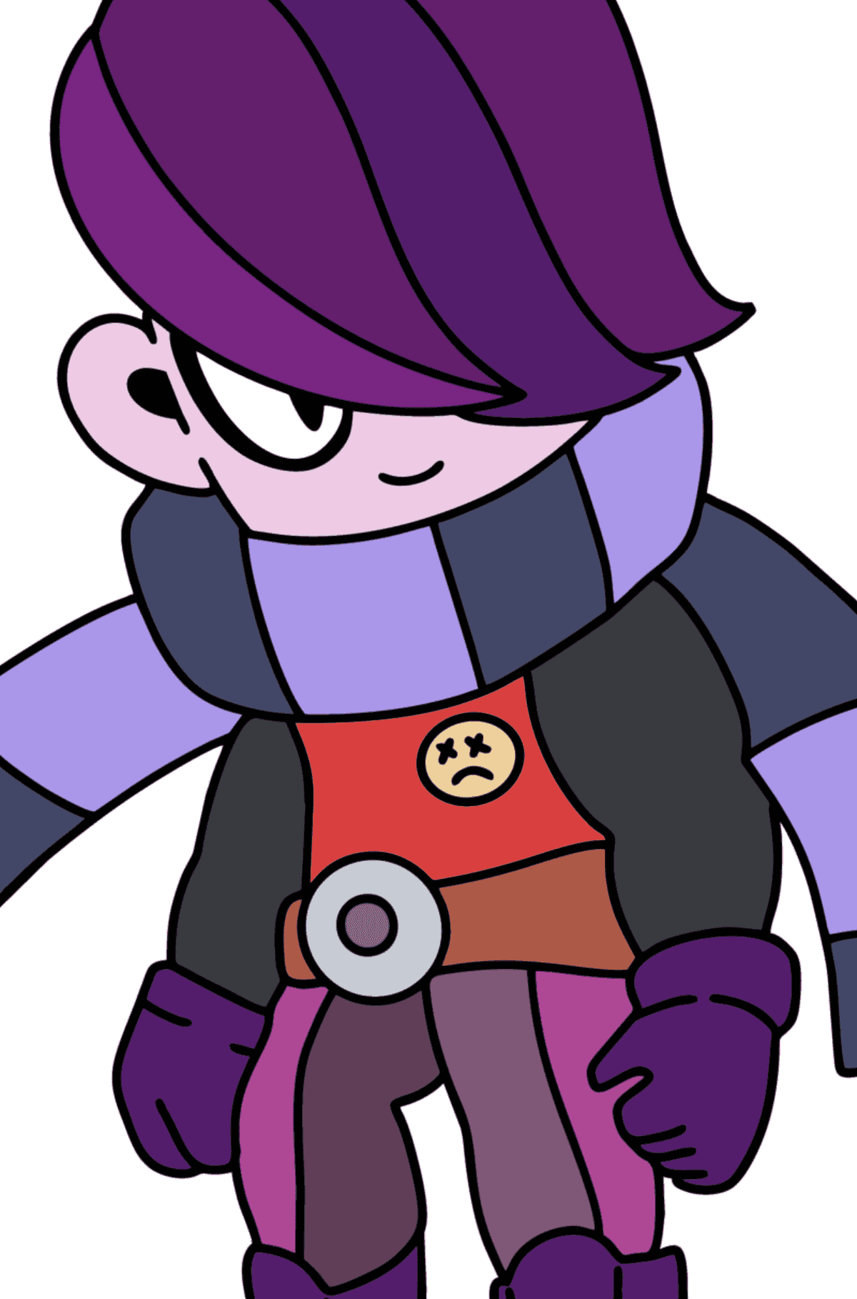 Boyama sayfası Edgar - Matematik Boyama - Bölme çocuklar için