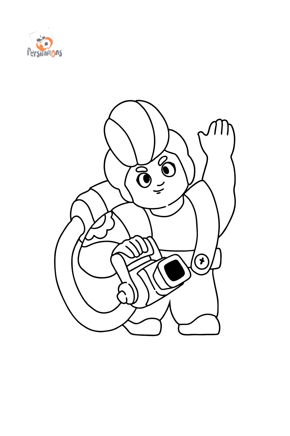 Brawl Stars Pam coloring page ♥ Online and Print for Free!