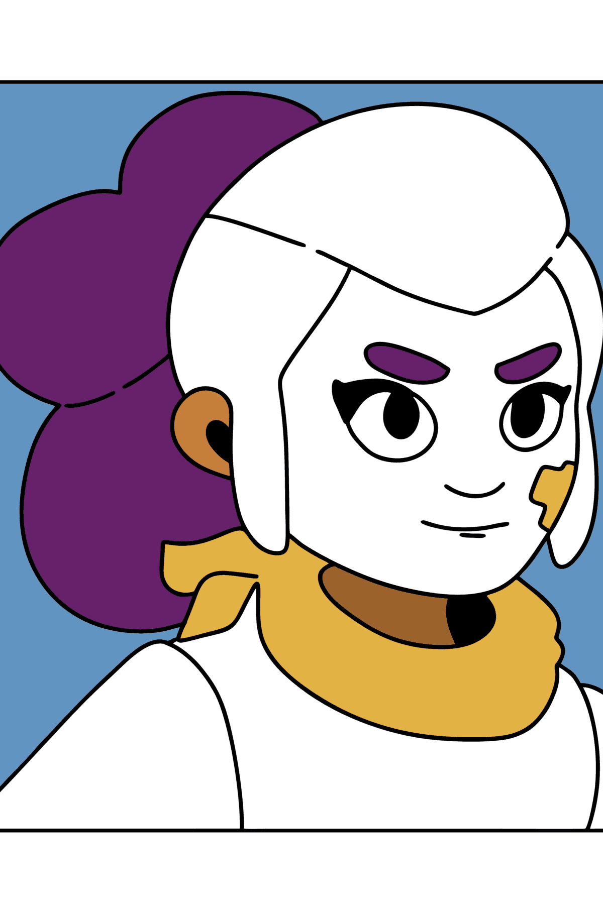 Brawl Stars Shelly coloring page - Coloring Pages for Kids
