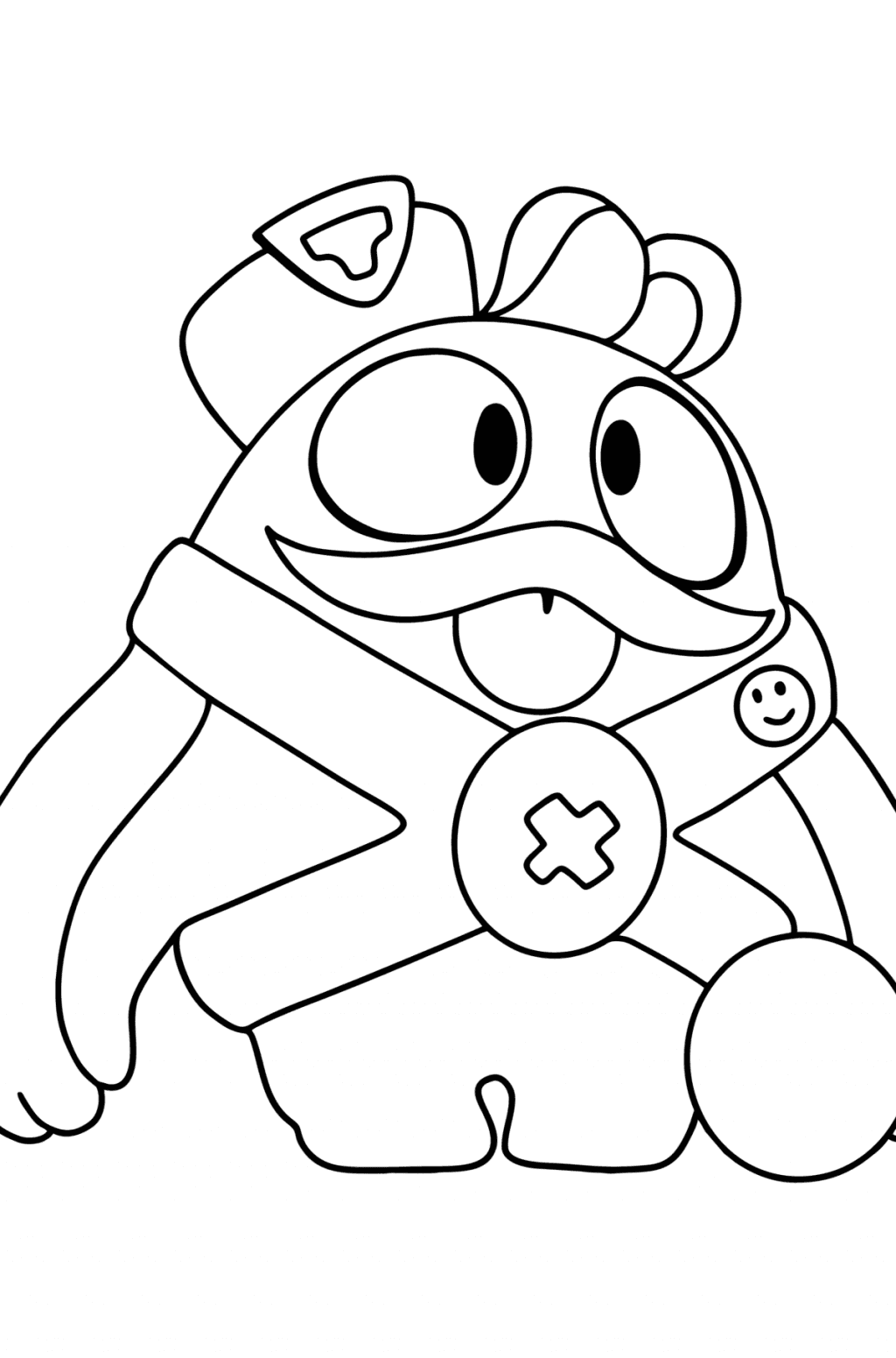 Brawl Stars Squeak coloring page ♥ Online and Print for Free!