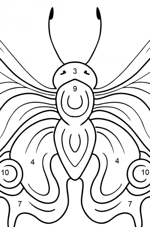 Peacock Butterfly coloring page ♥ Print for Free!