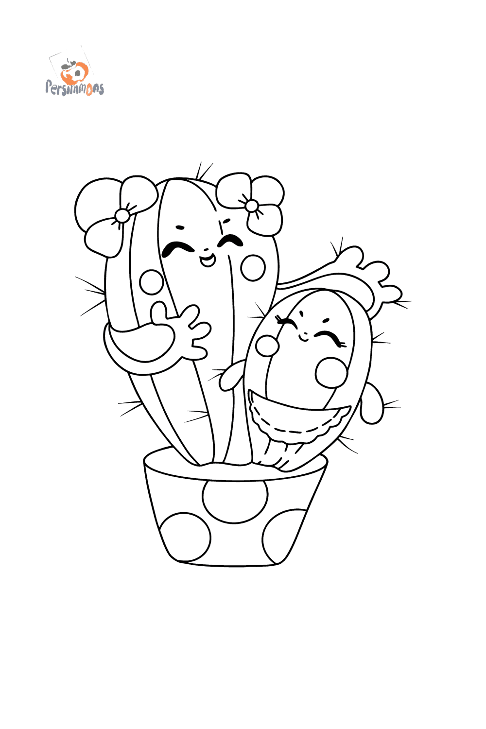 Desenhos de Cacto para colorir - 100 Desenhos para colorir