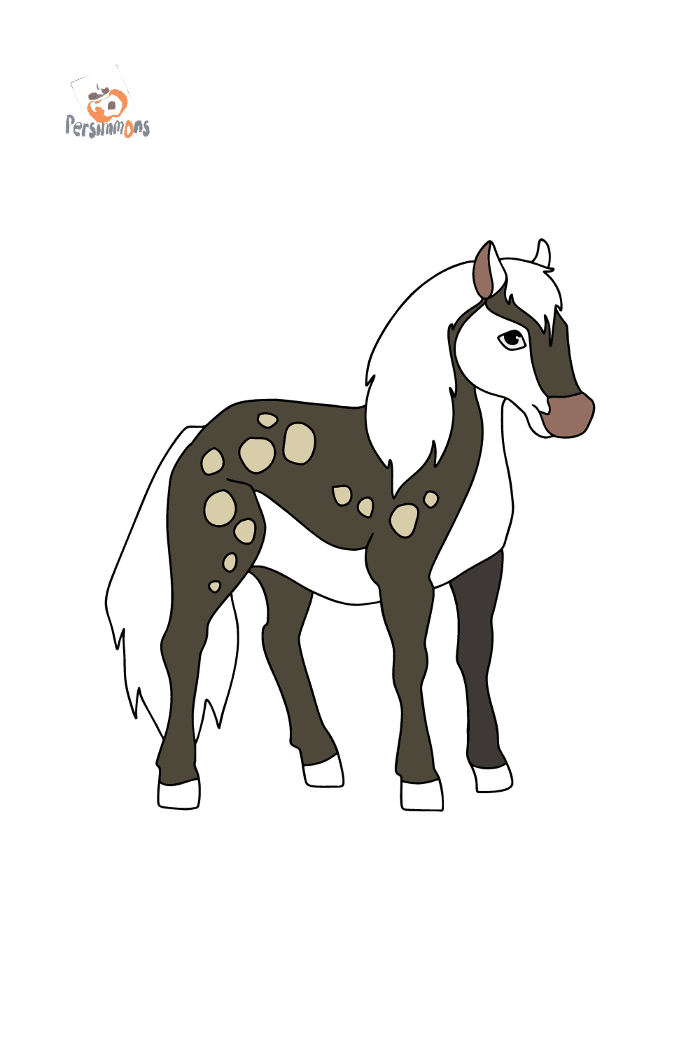 Как нарисовать пони лошадей