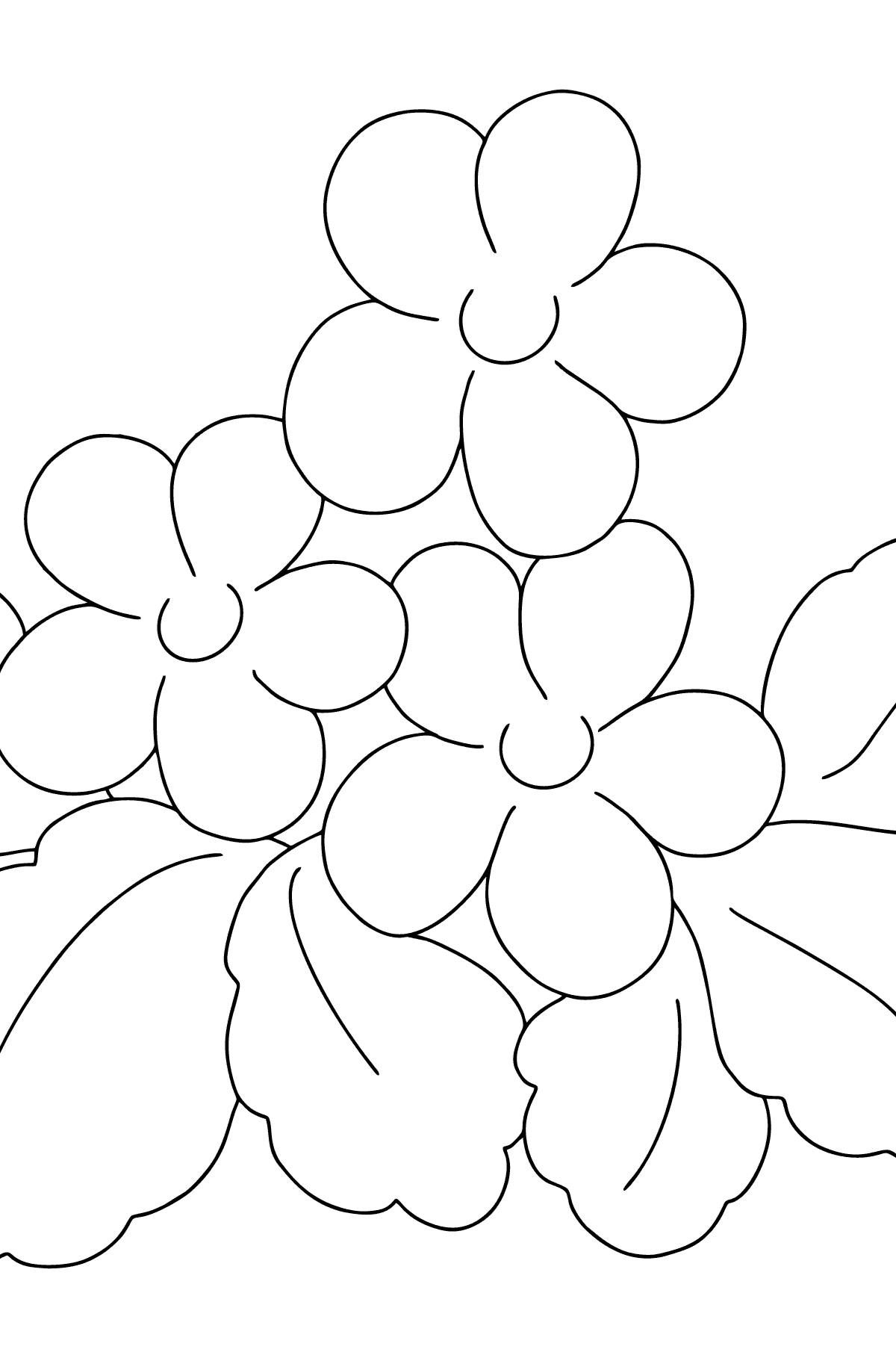 Coloring Page - Spring and Flowers - Coloring Pages for Kids