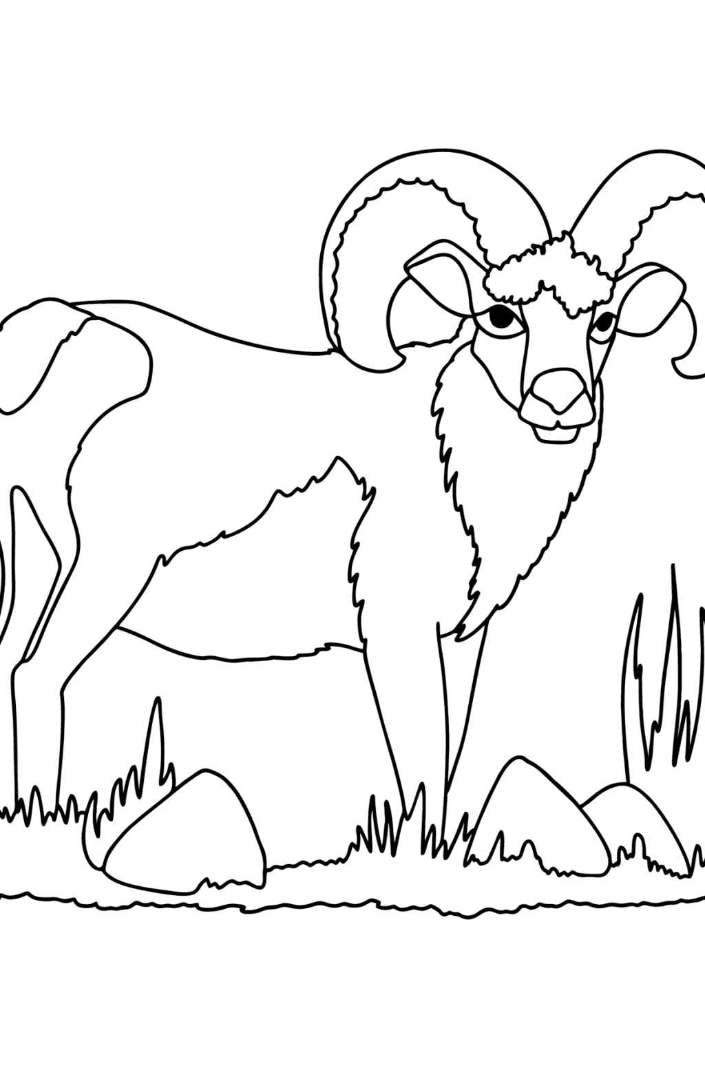 Coloring Pages Animals from Africa and Asia - Print, and Online!