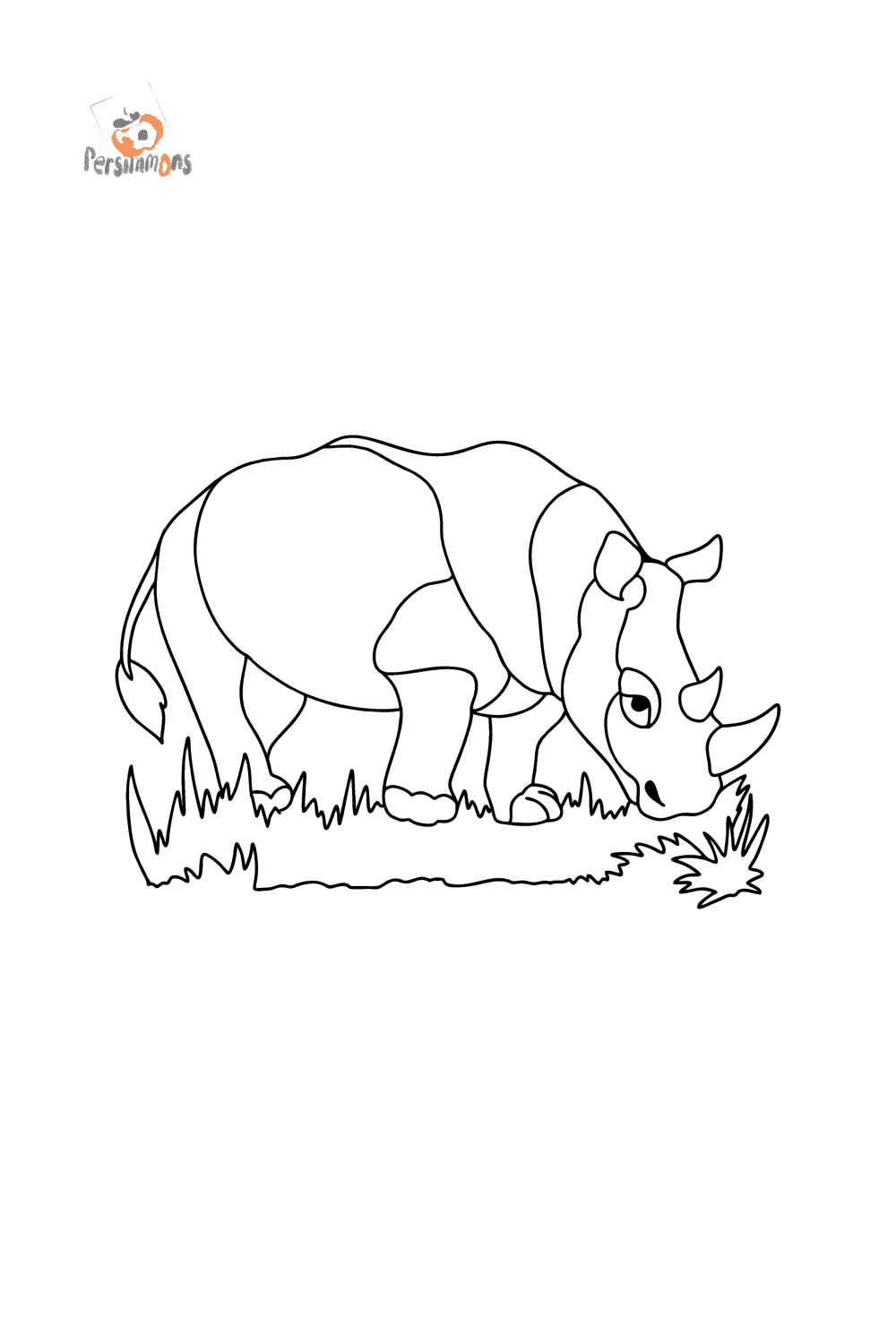 Картинки раскраски носорог (55 фото) » Юмор, позитив и много смешных картинок