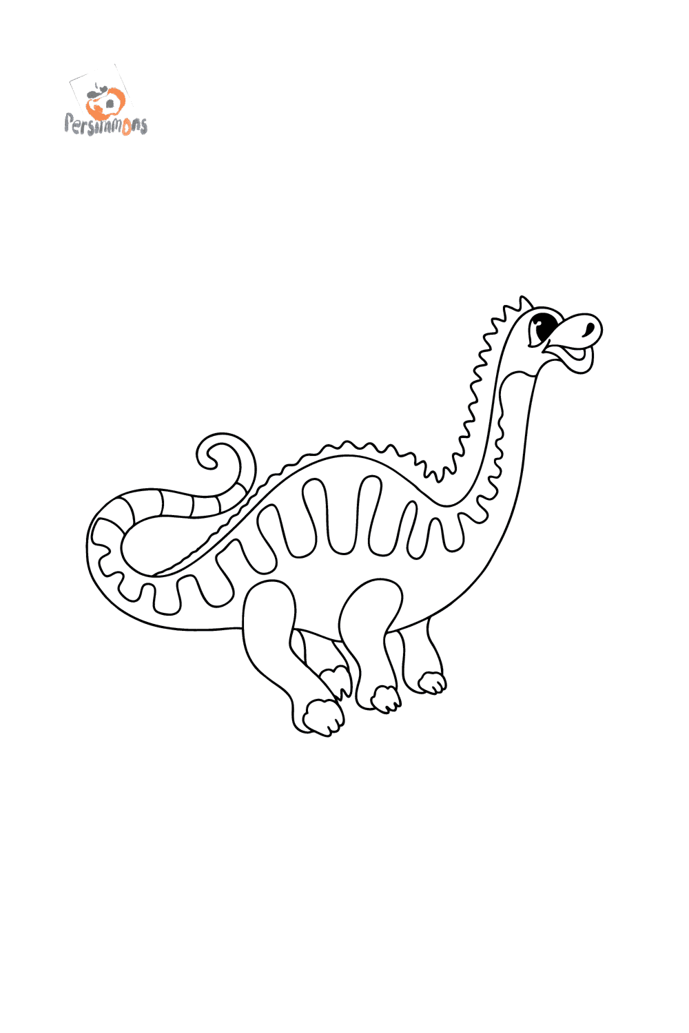 Игра Легкая Детская Раскраска: Динозавры
