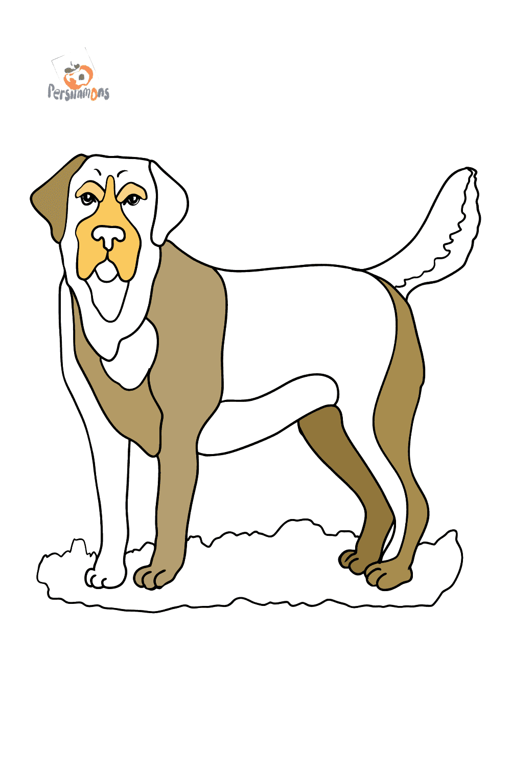 Labrador coloring page ♥ Free Online!