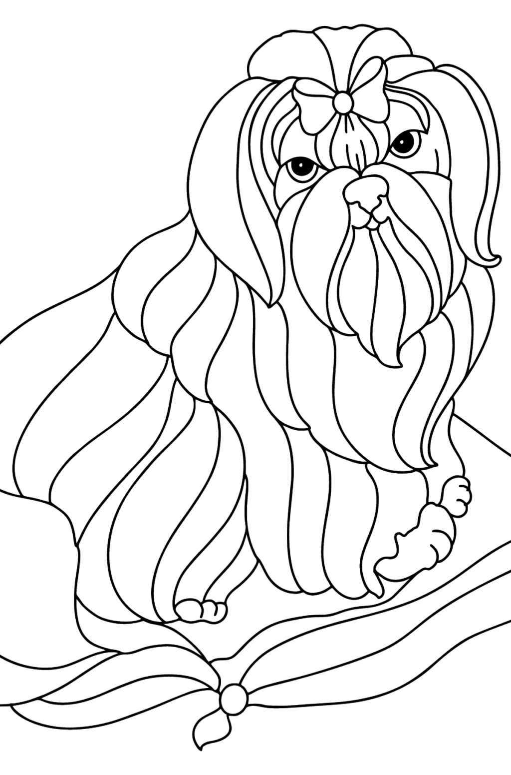 Shitsu Free Style Coloring Page