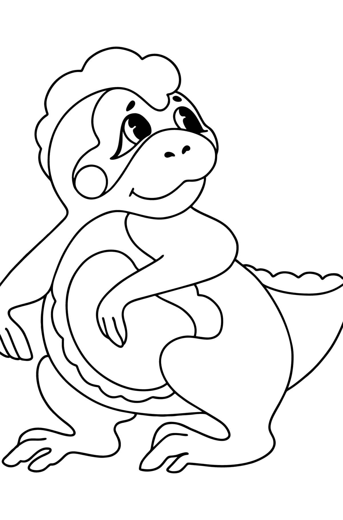 Baby dragon coloring page - Coloring Pages for Kids