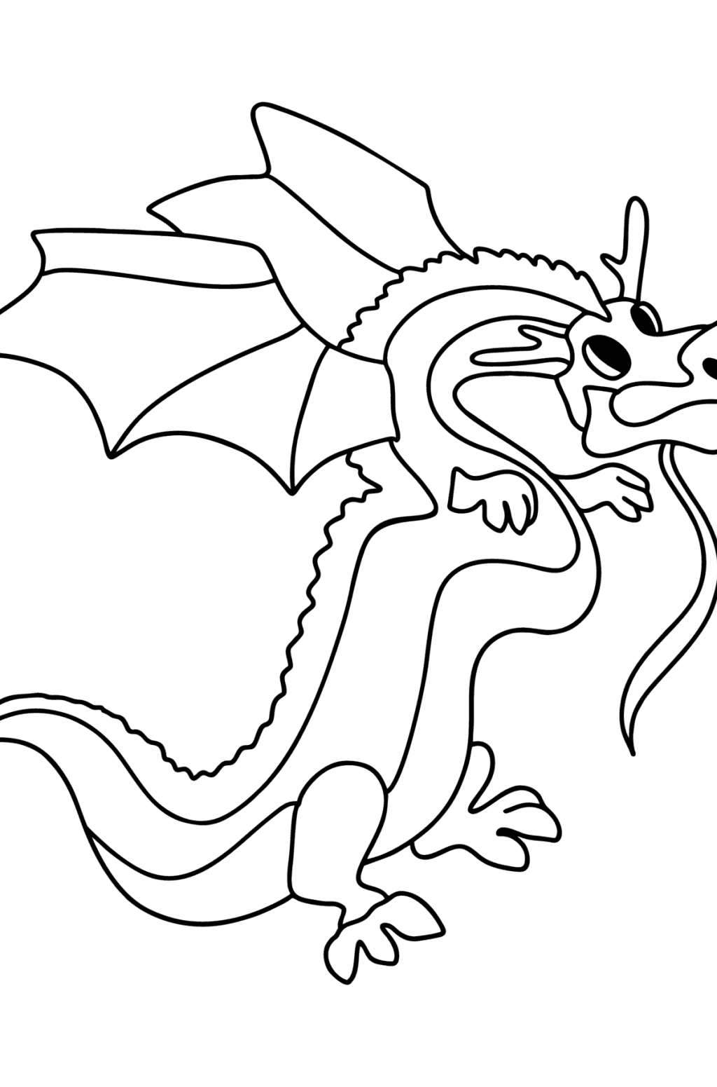Dragon Coloring Pages for Kids - Download, Print, and Color Online!