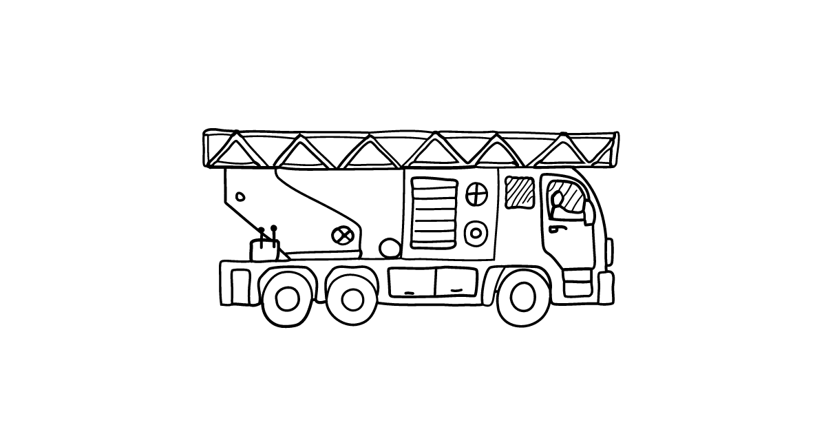 Coloring Page A Fire Truck Online And Print For Free