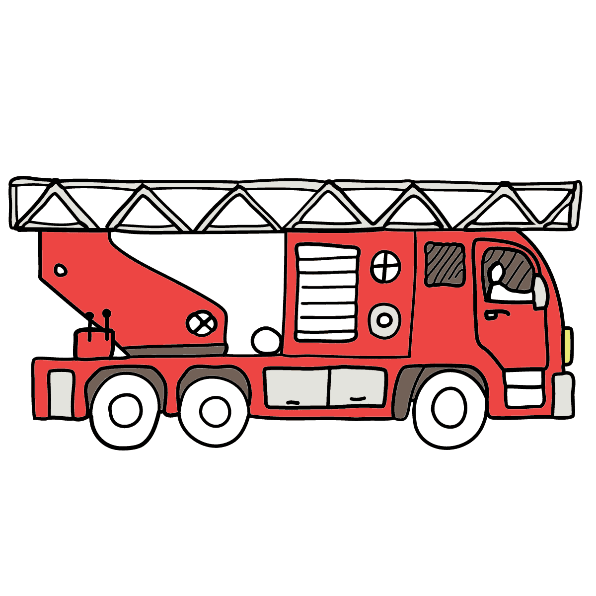 Как раскрасить пожарную машину