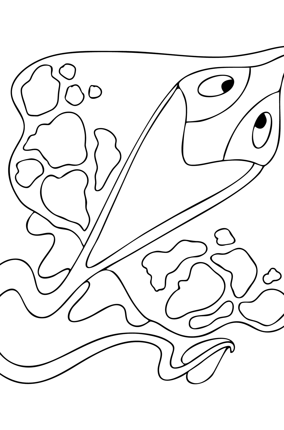 Electric Stingray coloring page - Coloring Pages for Kids