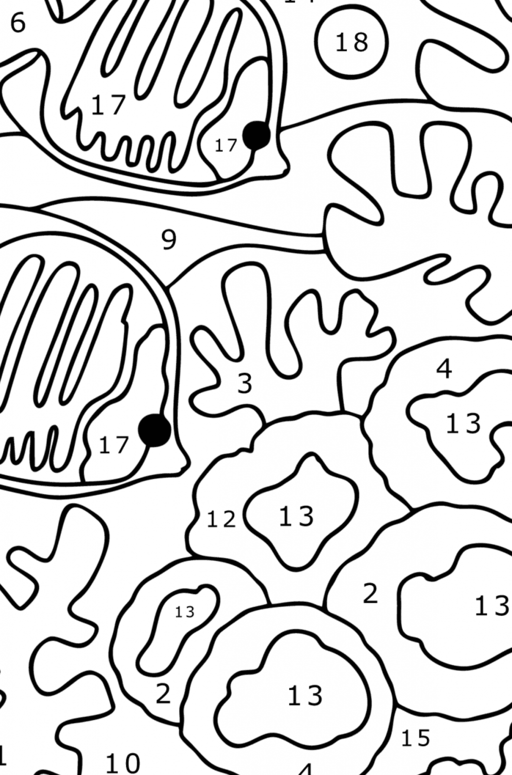 Fish On The Coral Reef Coloring Page Online And Print For Free fish-on-the-coral-reef-coloring-page-online-and-print-for-free