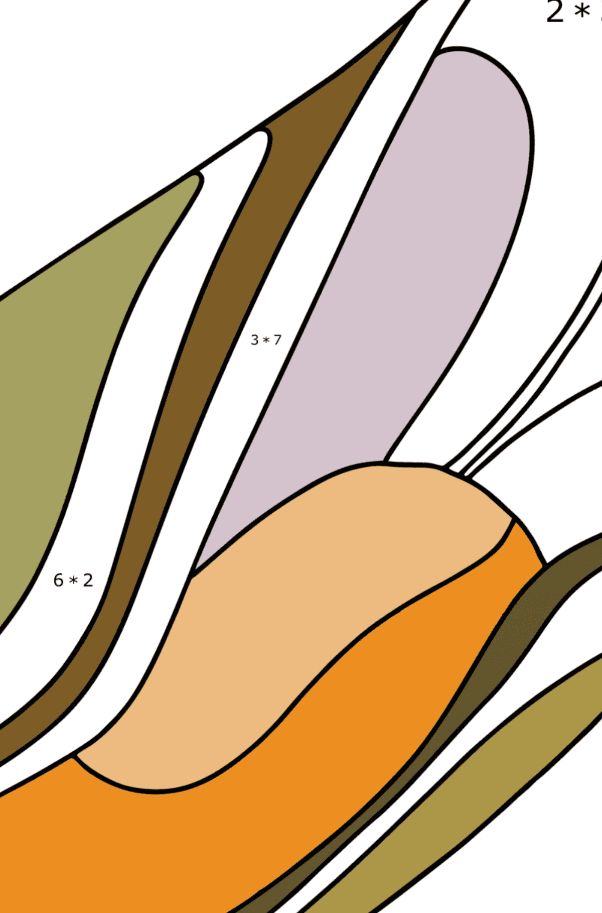 Coloriage Moule - Coloriage Magique Multiplication pour les Enfants