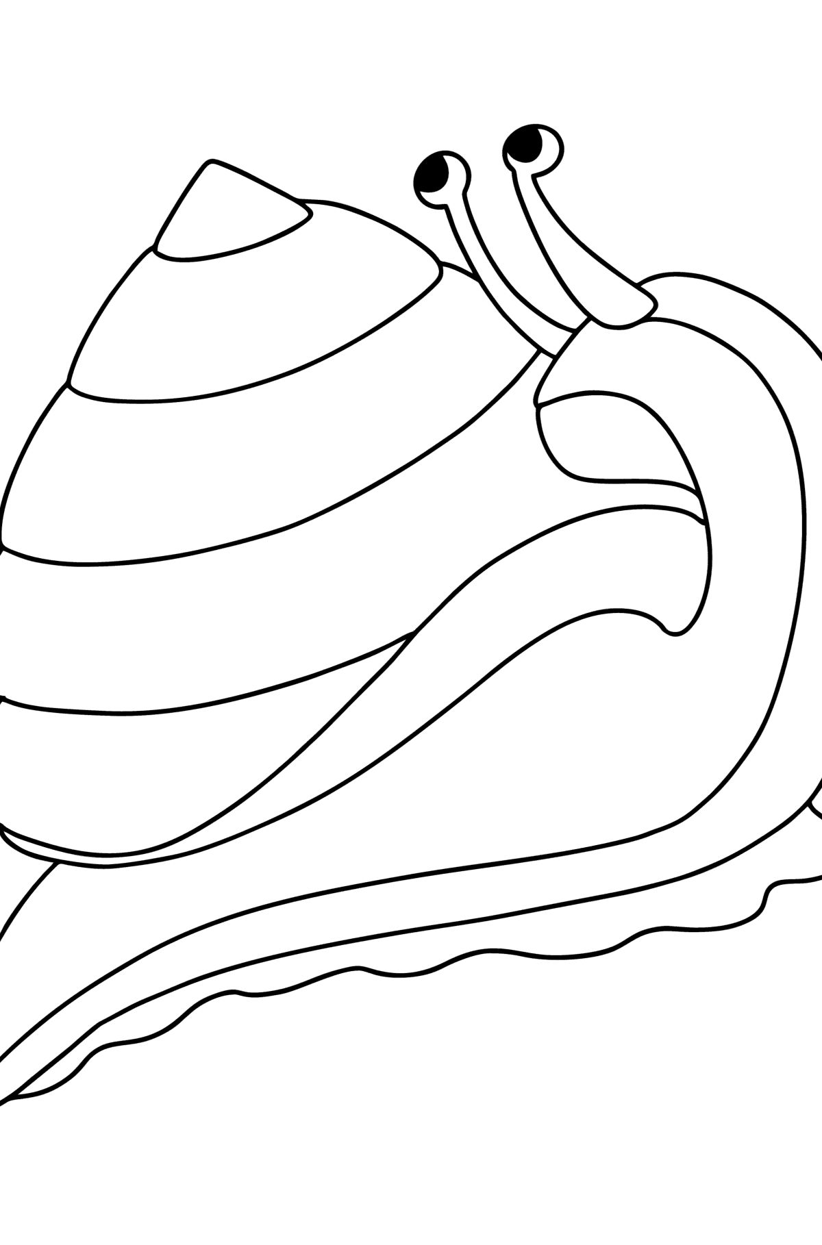 Snail coloring page - Coloring Pages for Kids